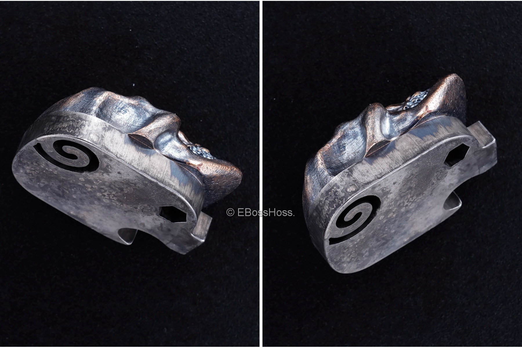 Steel Flame ''ONE'' Custom XXL Darkness Skull HATE PI -- by Derrick Obatake