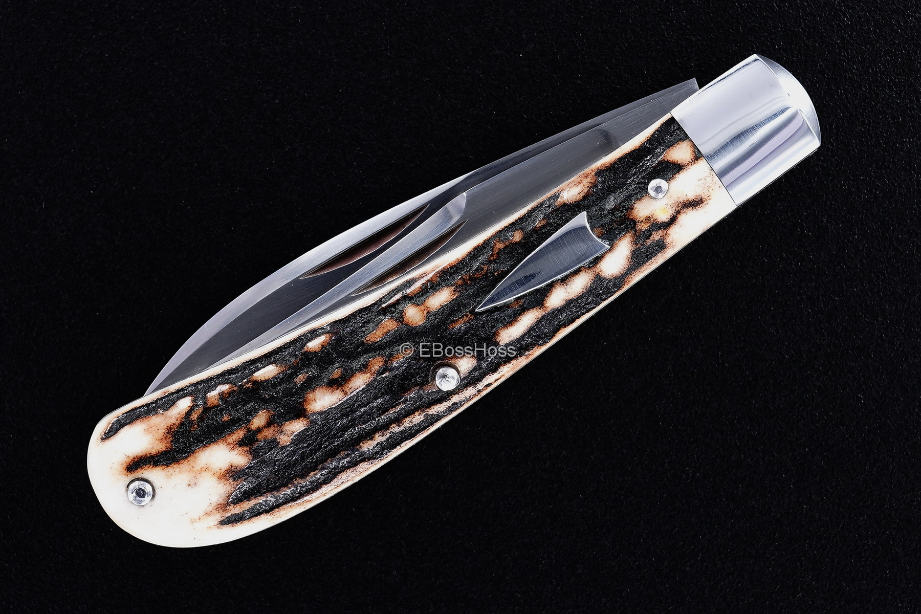 Tony Bose Custom Stag Wharncliffe Trapper