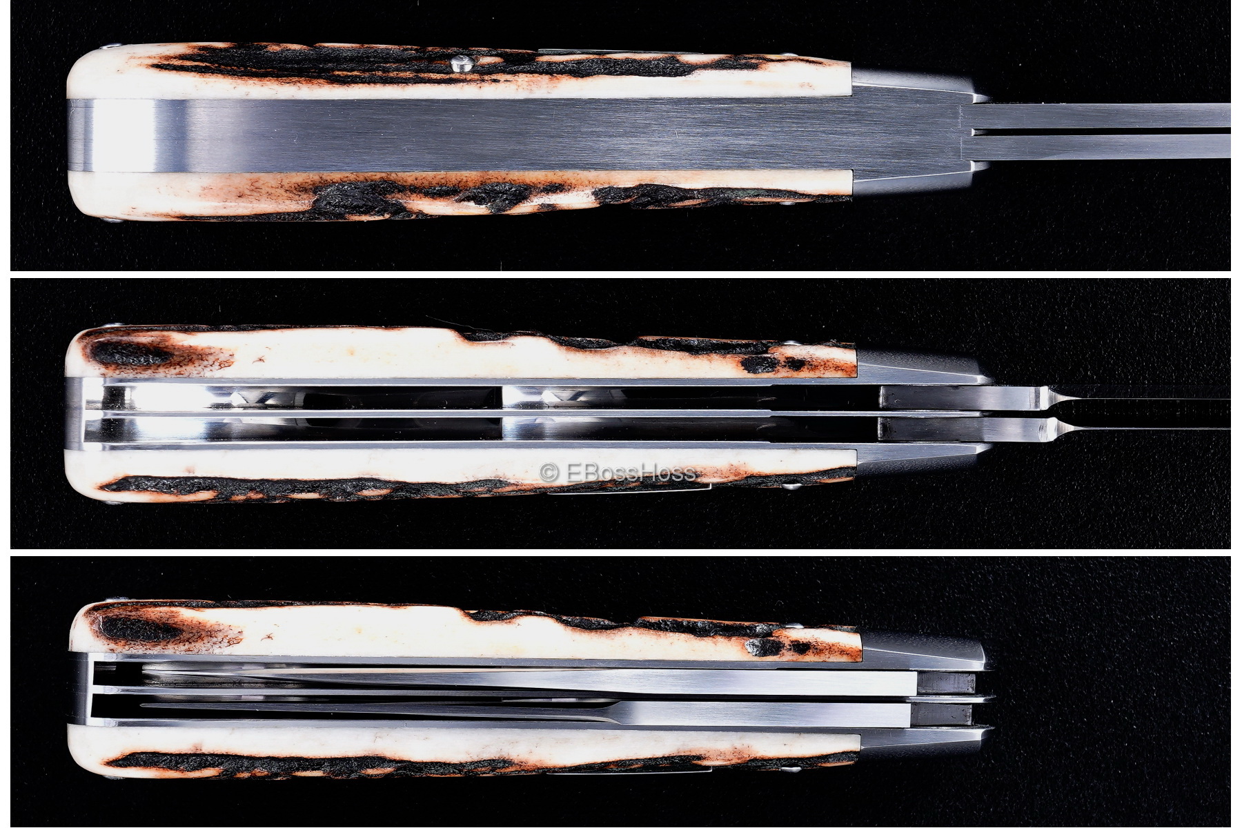 Tony Bose Custom Stag Wharncliffe Trapper