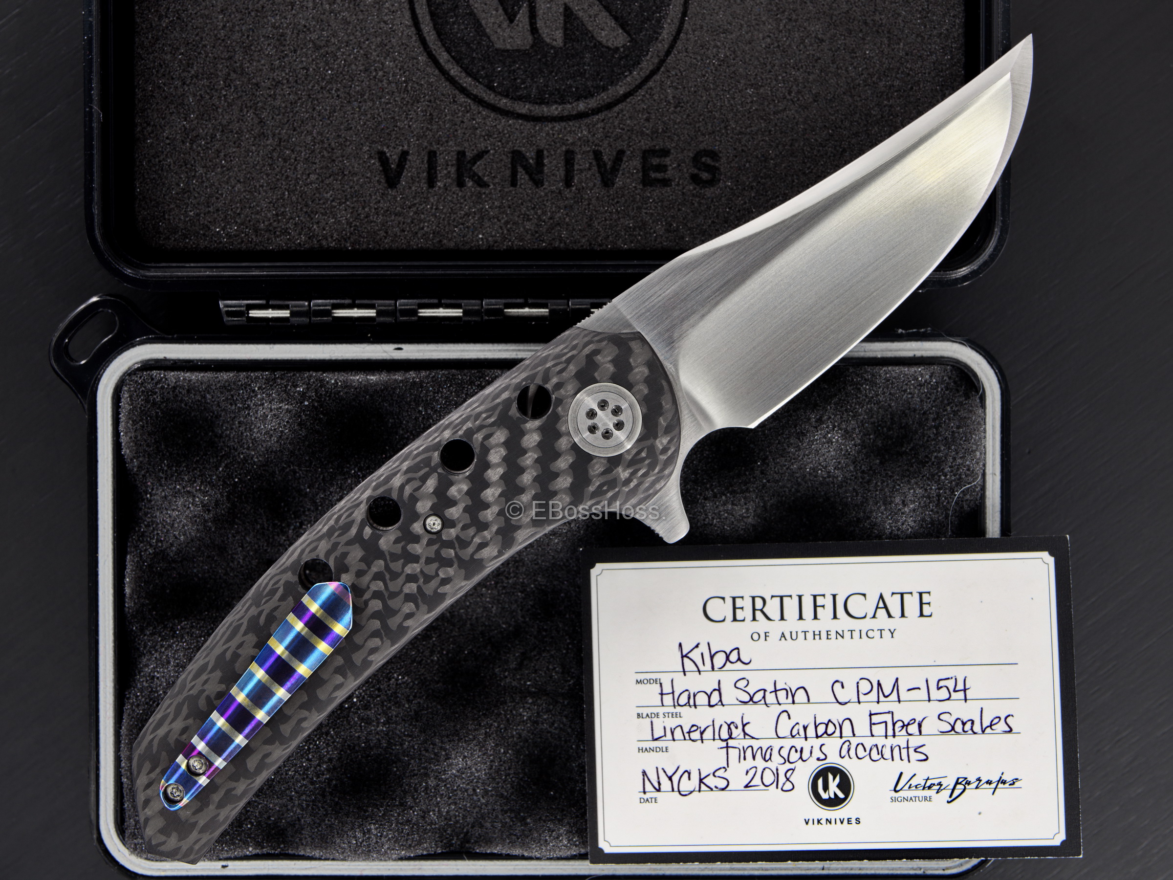 VIKnives by Victor Barajas Custom Kiba Flipper