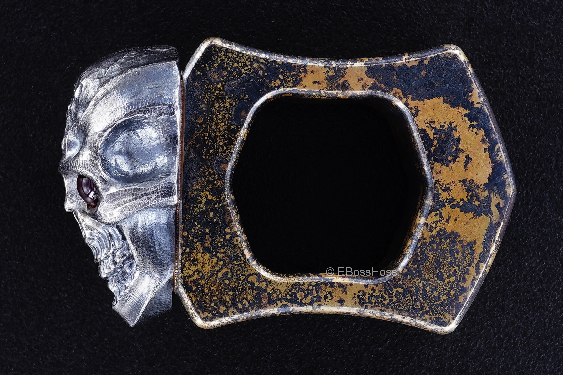 Steel Flame Silver XXX Darkness XL Sledge Ring