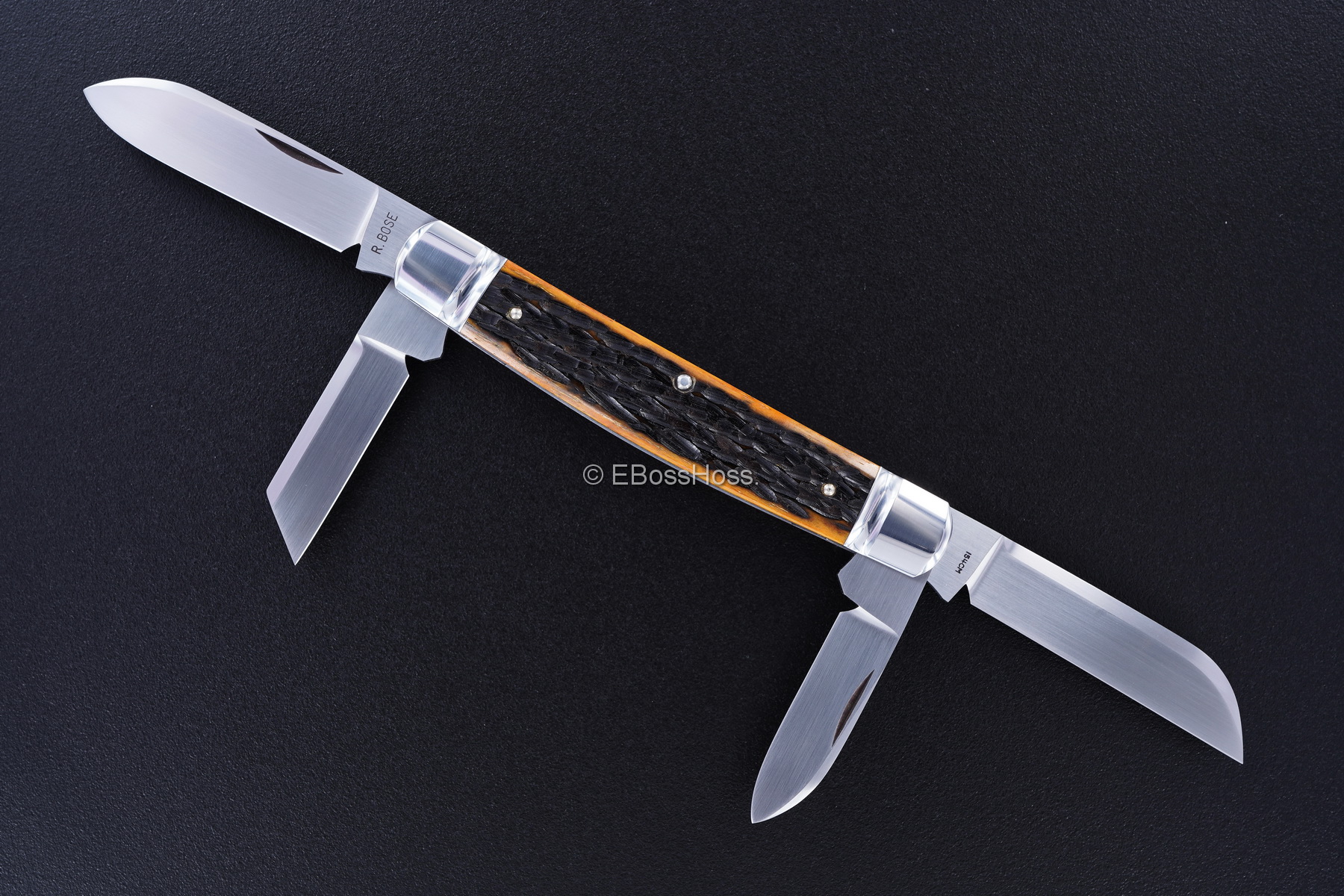 Reese Bose Custom 4-Blade Congress Slip Joint