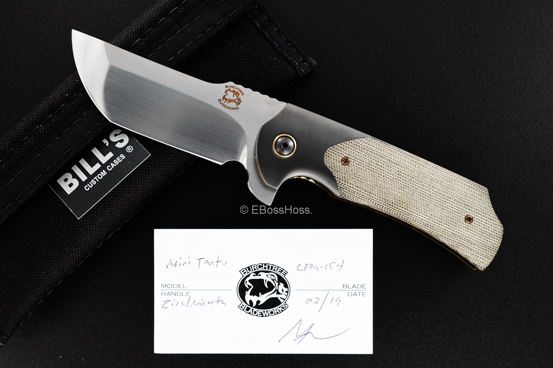 Michael Burch Custom Mini Tanto Flipper