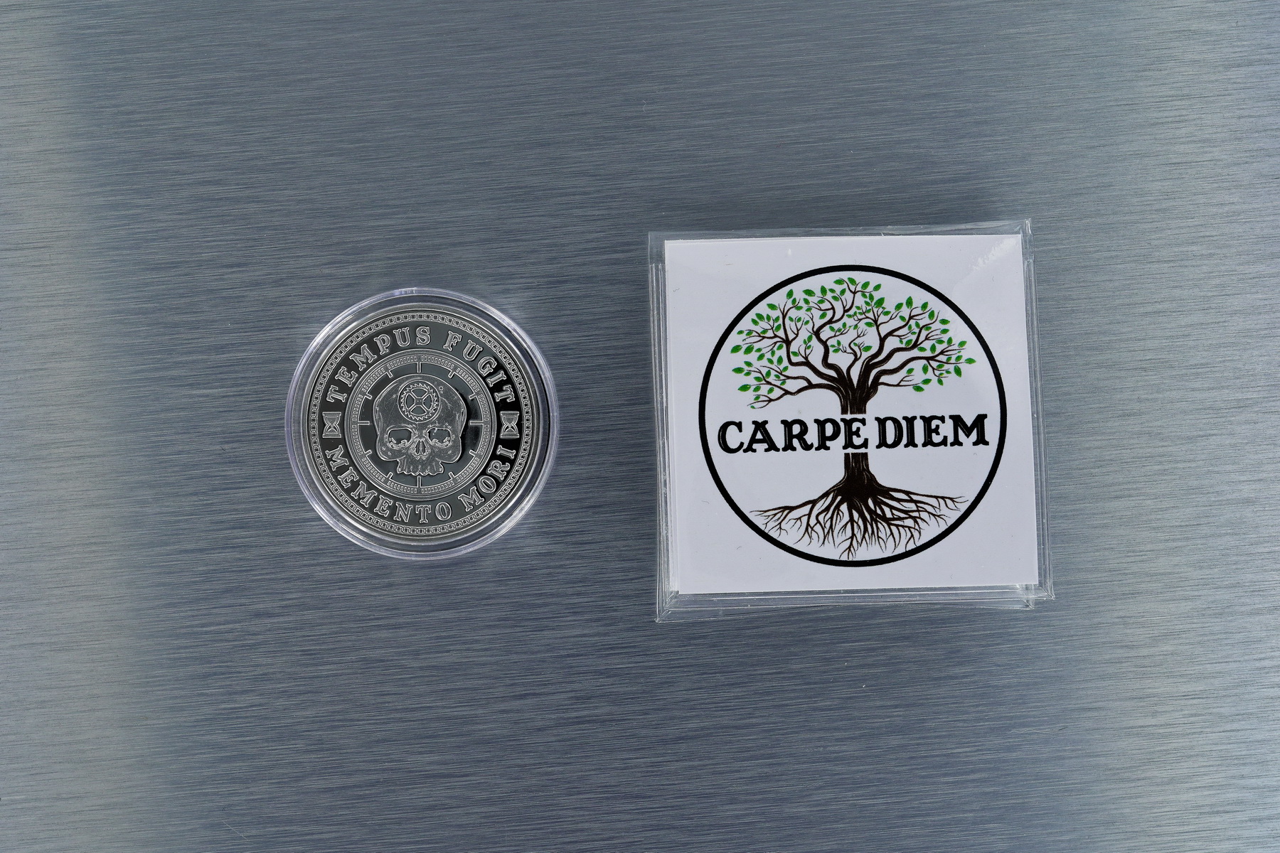 Carpe Diem Trifecta - In Silver -- Created by Jim Wirth