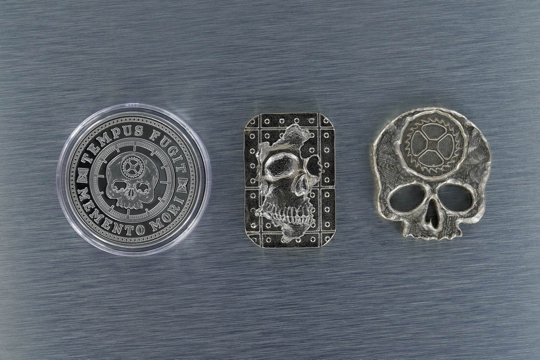 Carpe Diem Trifecta - In Silver -- Created by Jim Wirth