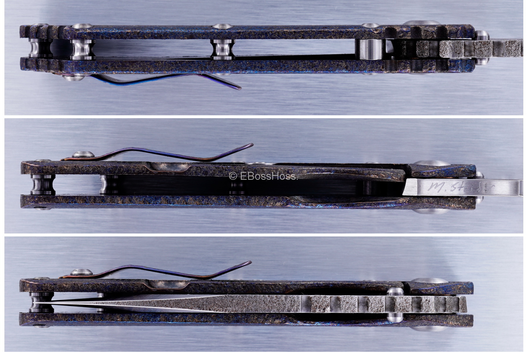 Mick Strider (MSC) Custom Black Magma NM SMF - Finish Texture by Forrest Strider