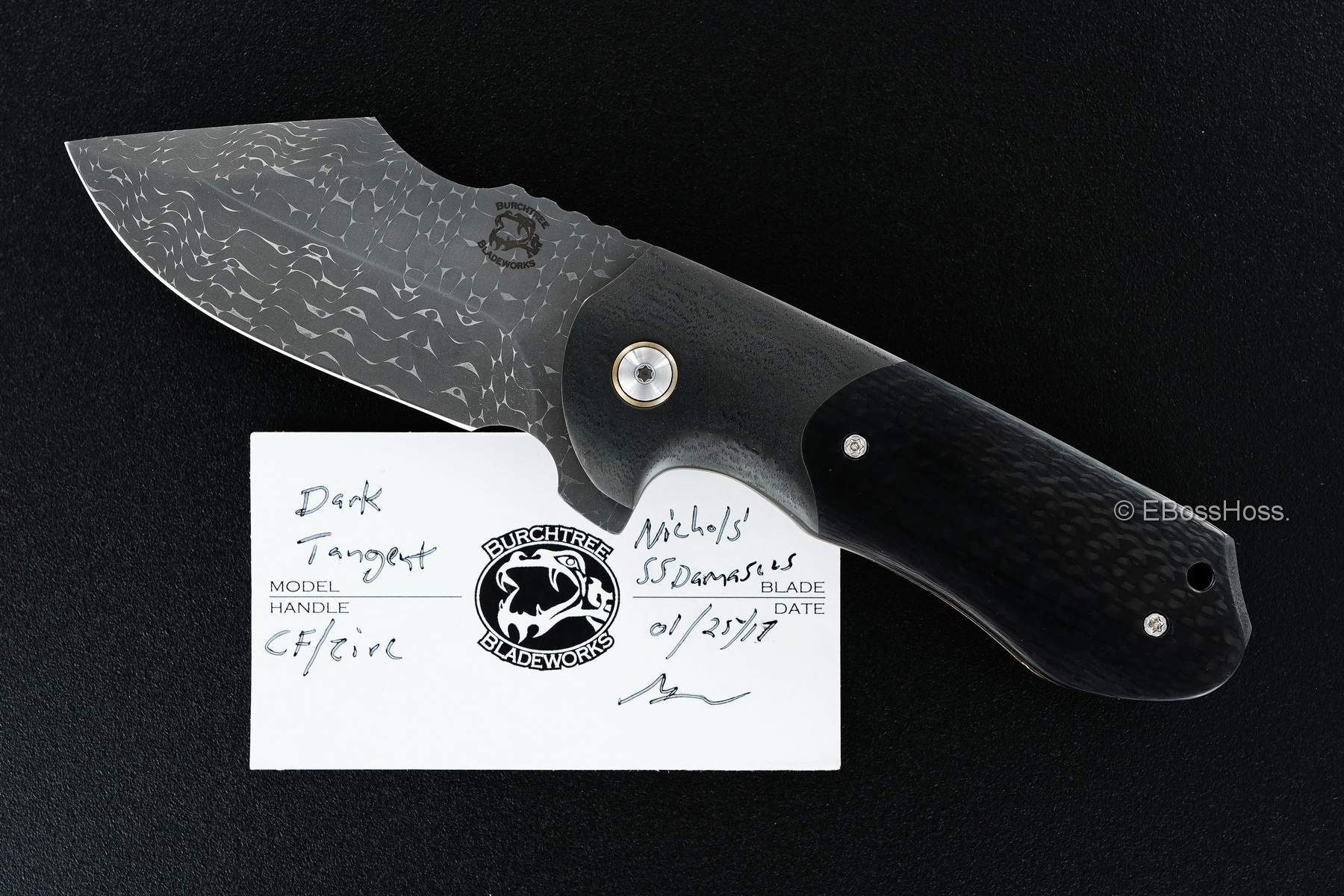 Michael Burch Custom Deluxe Dark Tangent Flipper