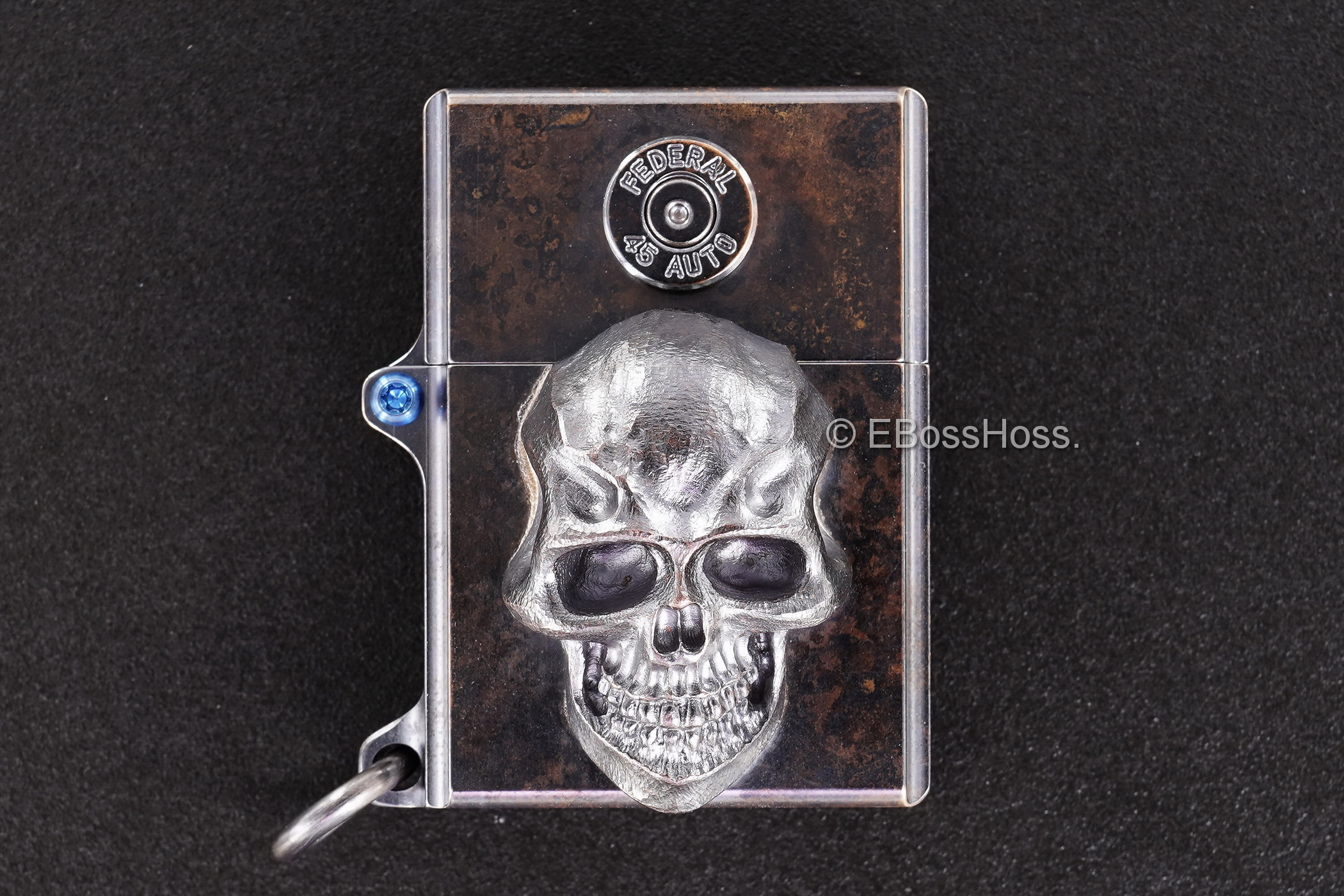 3D Sledge Bronze Lighter - with XXL Darkness & .45 Casing