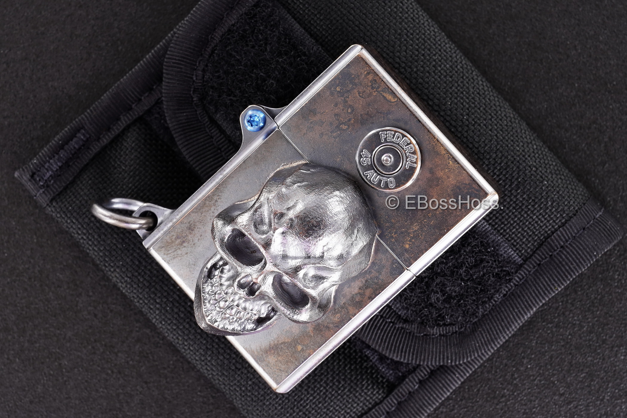 3D Sledge Bronze Lighter - with XXL Darkness & .45 Casing