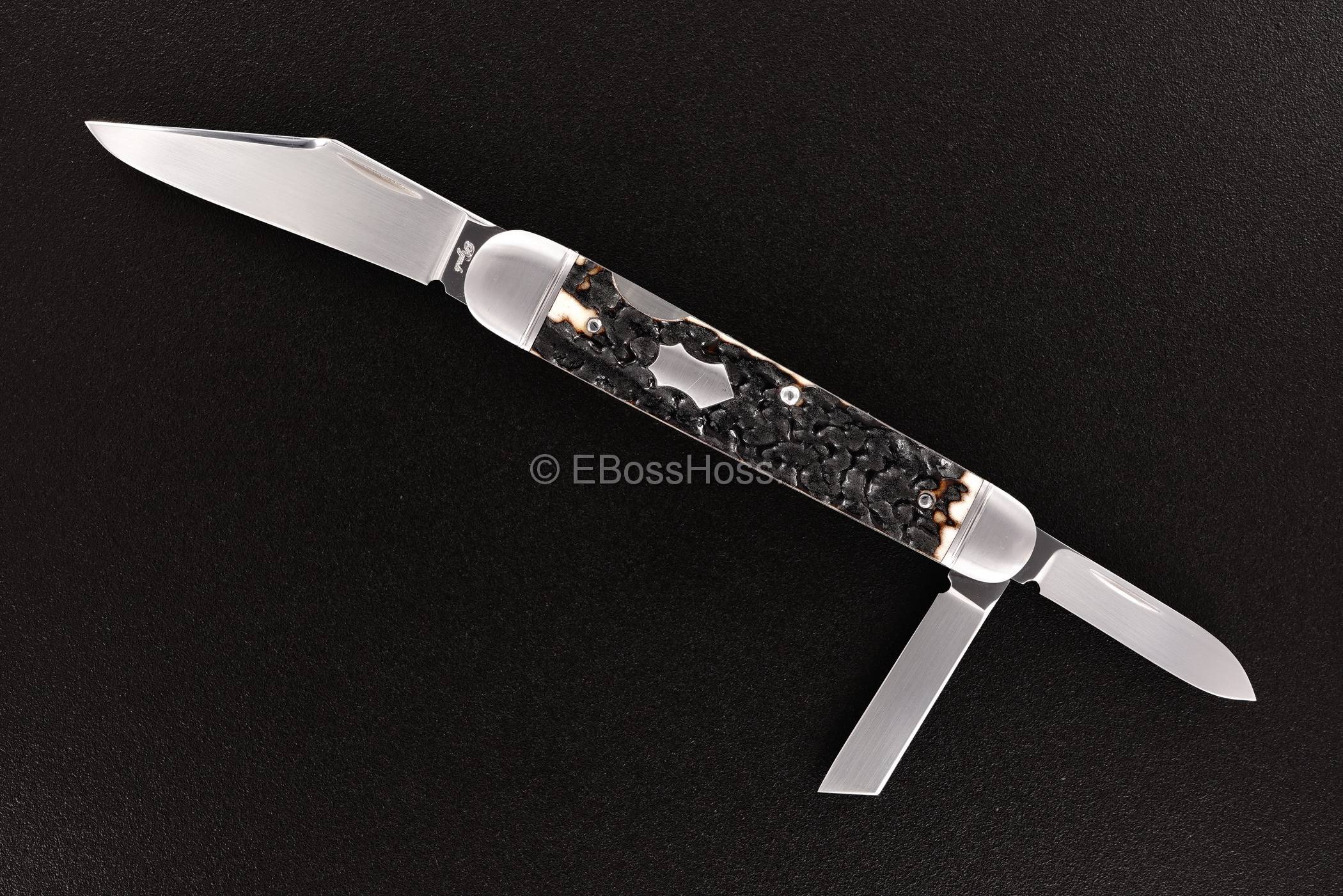 Ryuichi Kawamura Custom Stag Lockback Whittler