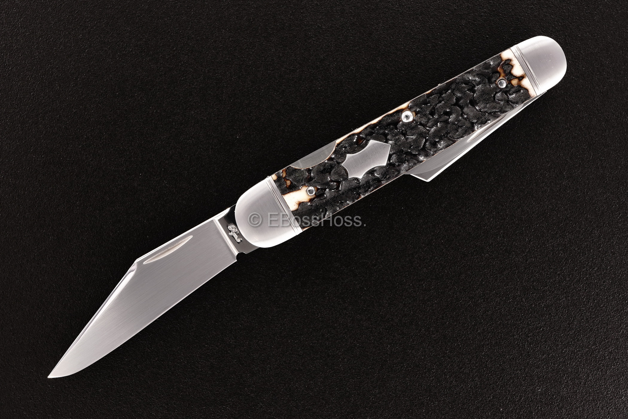 Ryuichi Kawamura Custom Stag Lockback Whittler