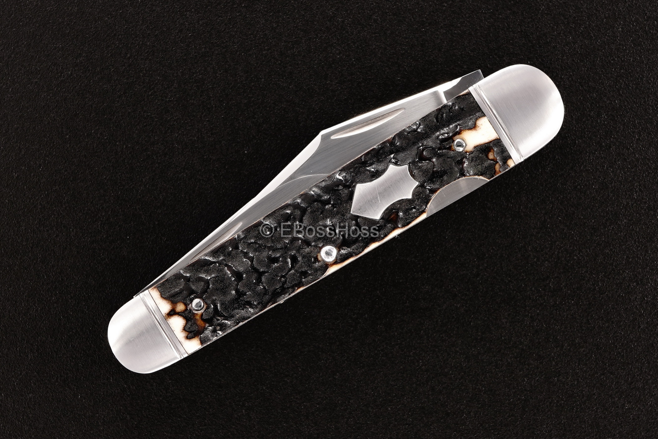 Ryuichi Kawamura Custom Stag Lockback Whittler