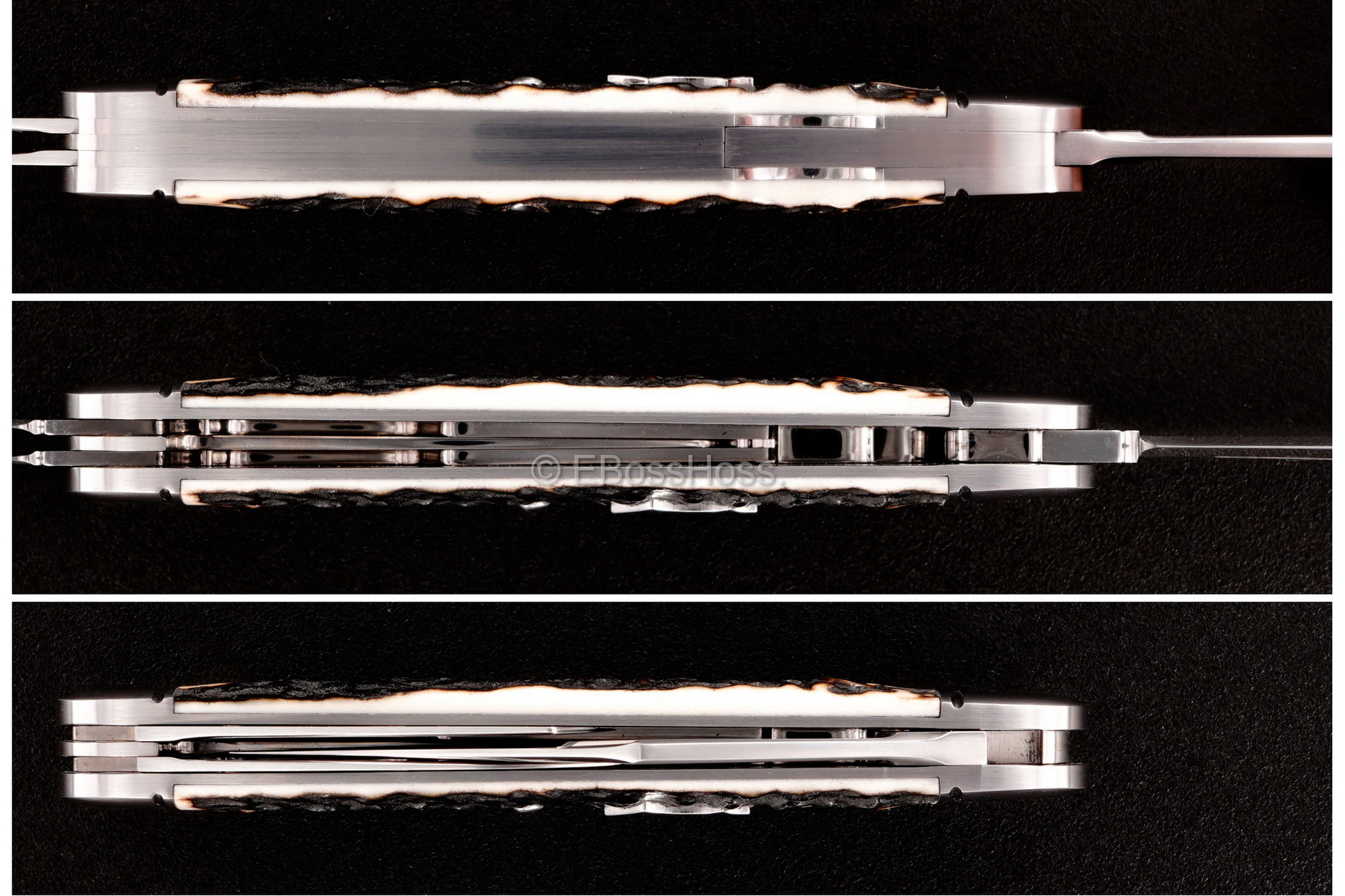 Ryuichi Kawamura Custom Stag Lockback Whittler