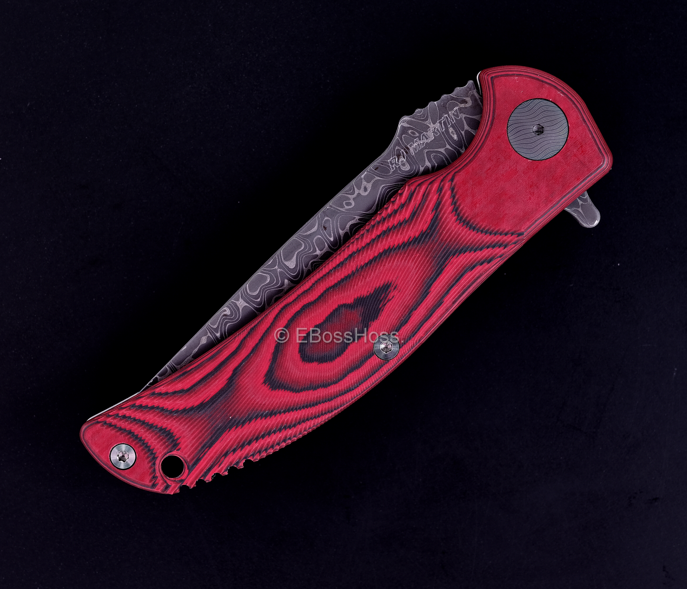 RJ Martin Custom Deluxe Q36-SS Framelock Flipper