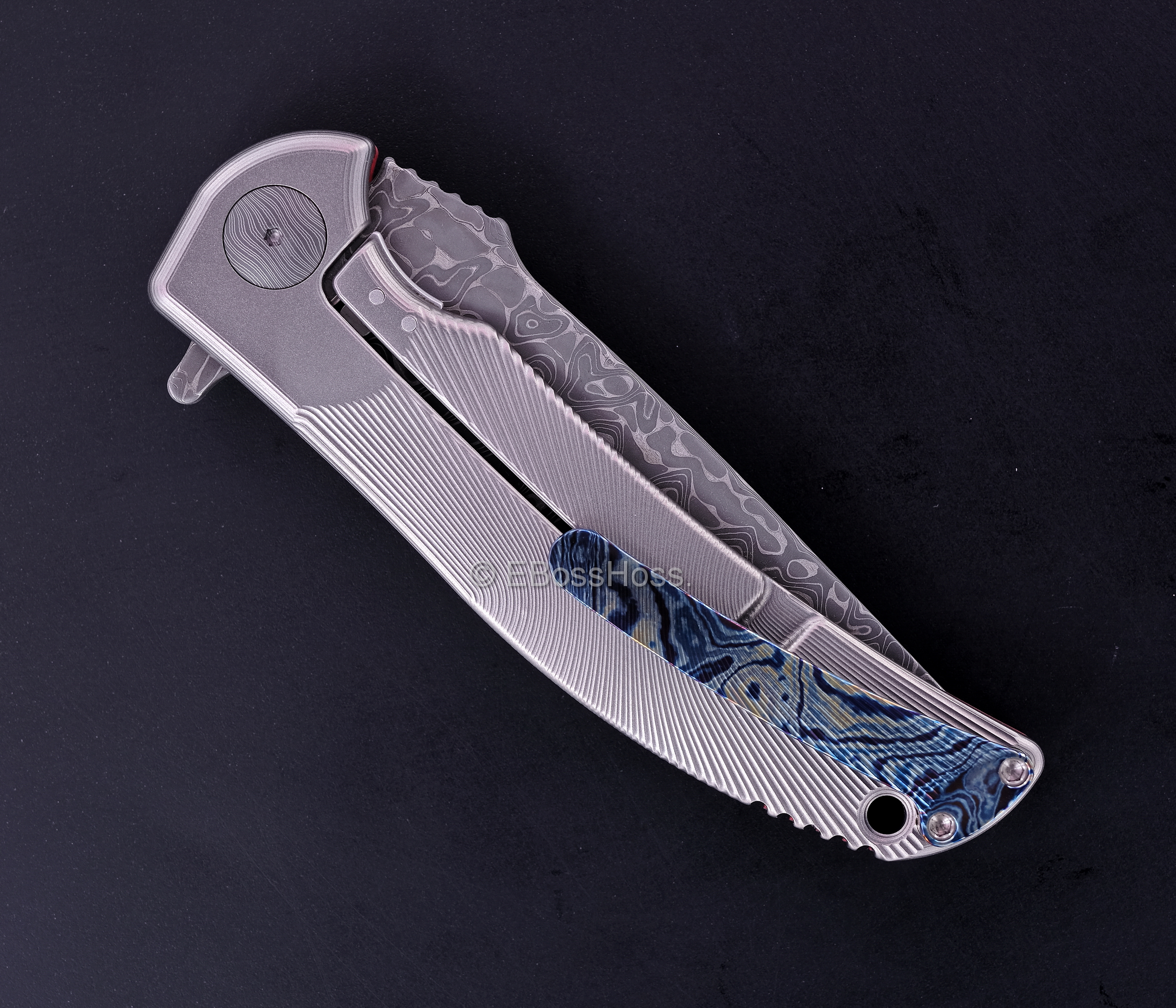 RJ Martin Custom Deluxe Q36-SS Framelock Flipper