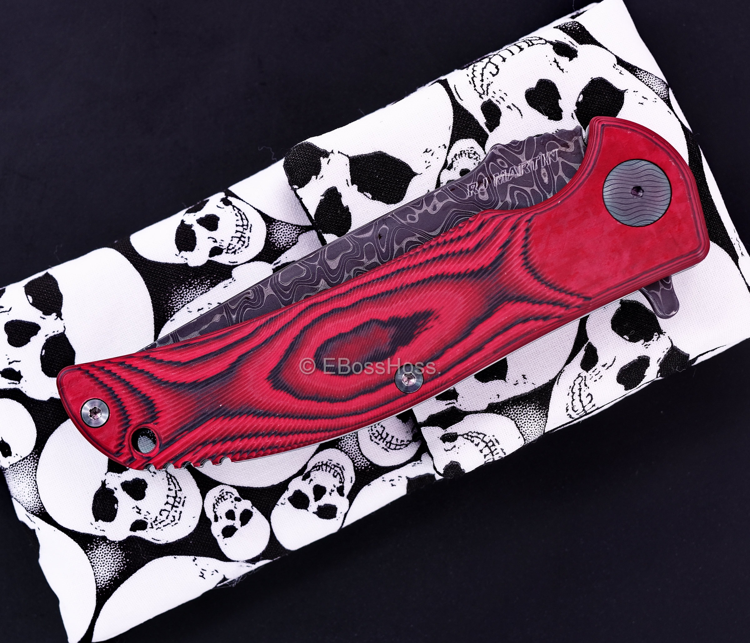 RJ Martin Custom Deluxe Q36-SS Framelock Flipper