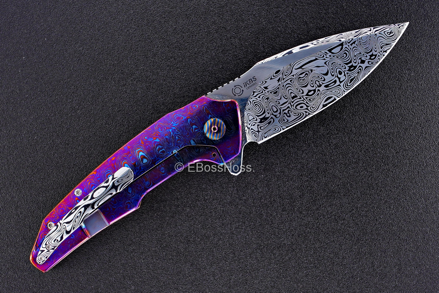 A2 Knives Custom A6 Midi Very Premium Framelock Flipper