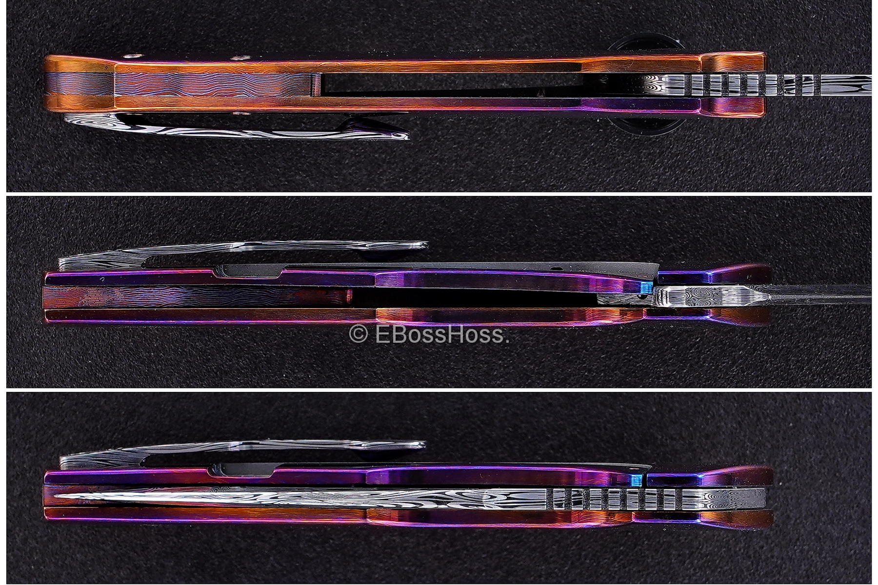 A2 Knives Custom A6 Midi Very Premium Framelock Flipper