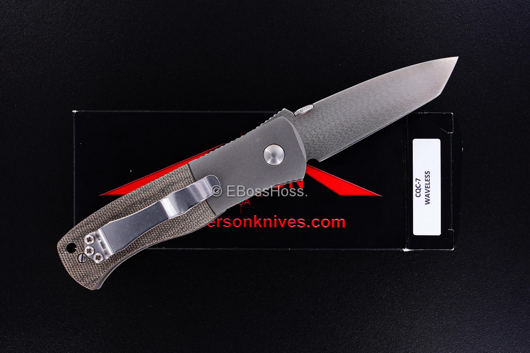 Ernie Emerson Custom Domed-Pivot Waveless CQC-7