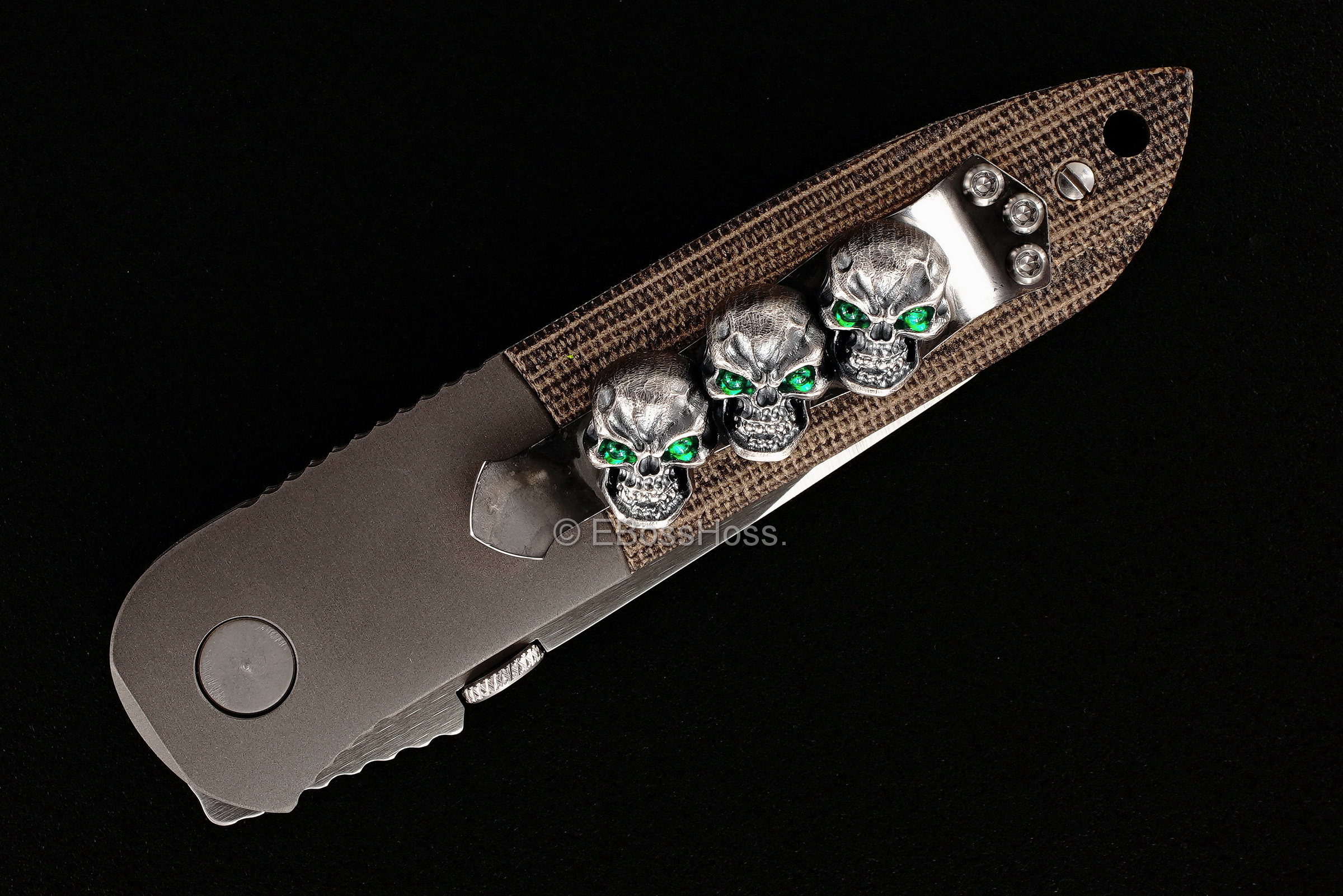 Ernie Emerson Custom CQC-6 Correct-Grind Non-Waved LEFTY