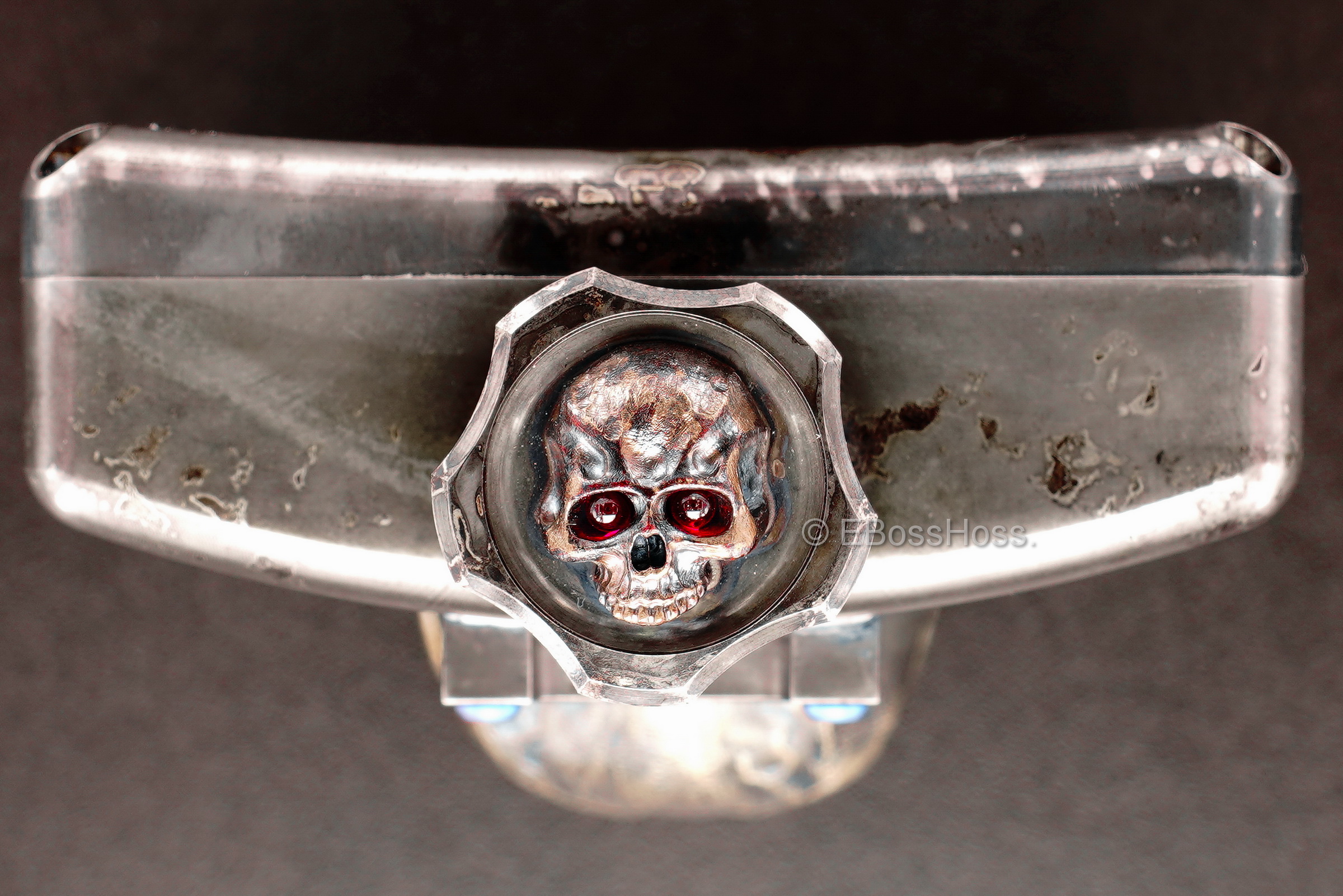 Steel Flame Custom Deluxe Sledge Flask with Dip Stick by Derrick Obatake