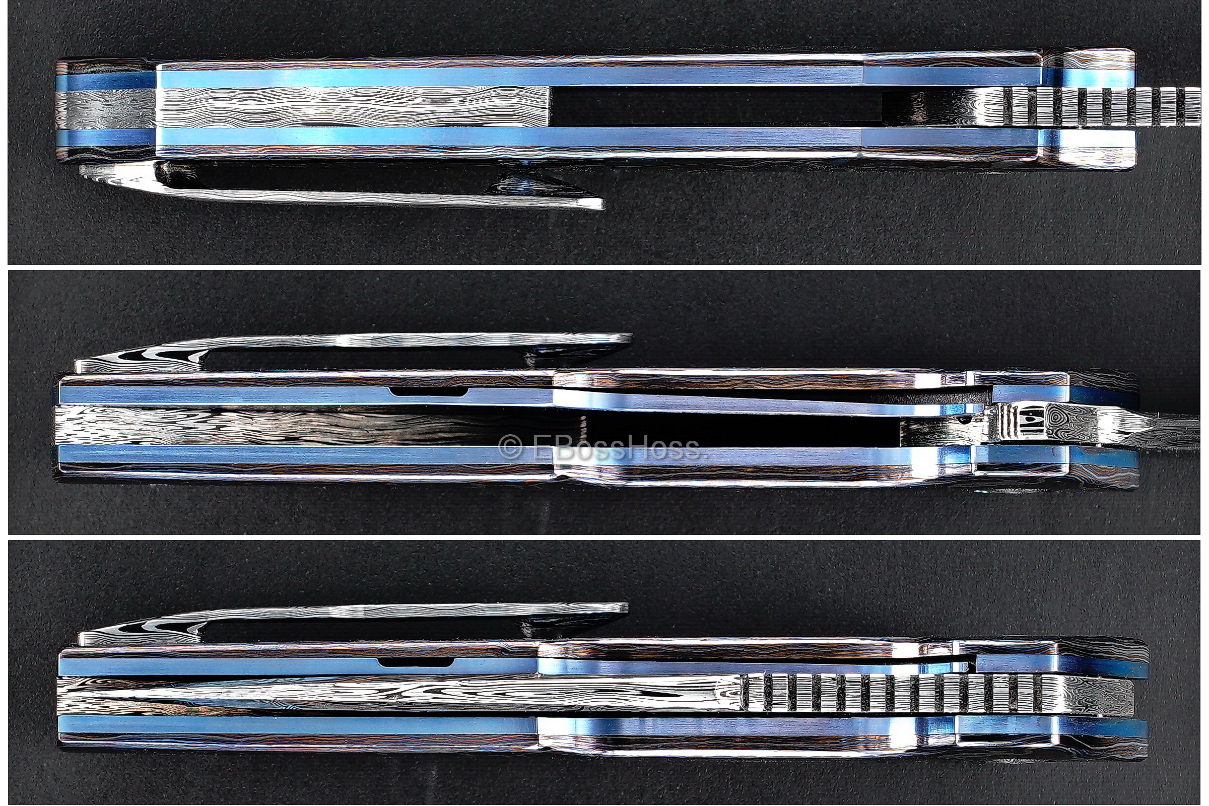 A2 Knives, Bharucha, Thorburn, van Heerden Custom A6 Very Premium Flipper