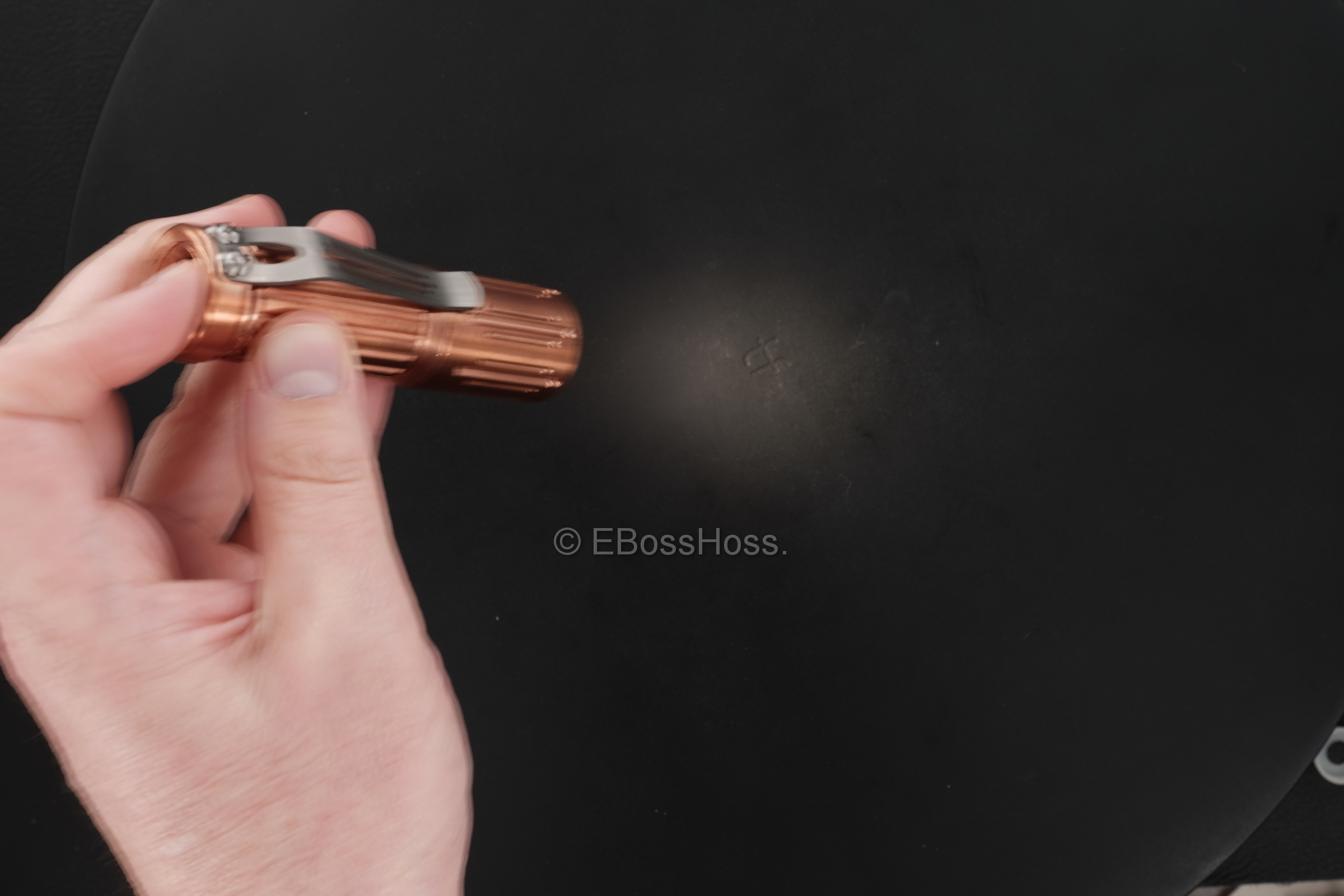 Notta Design by Jon Gefaell Copper Beam Flashlight