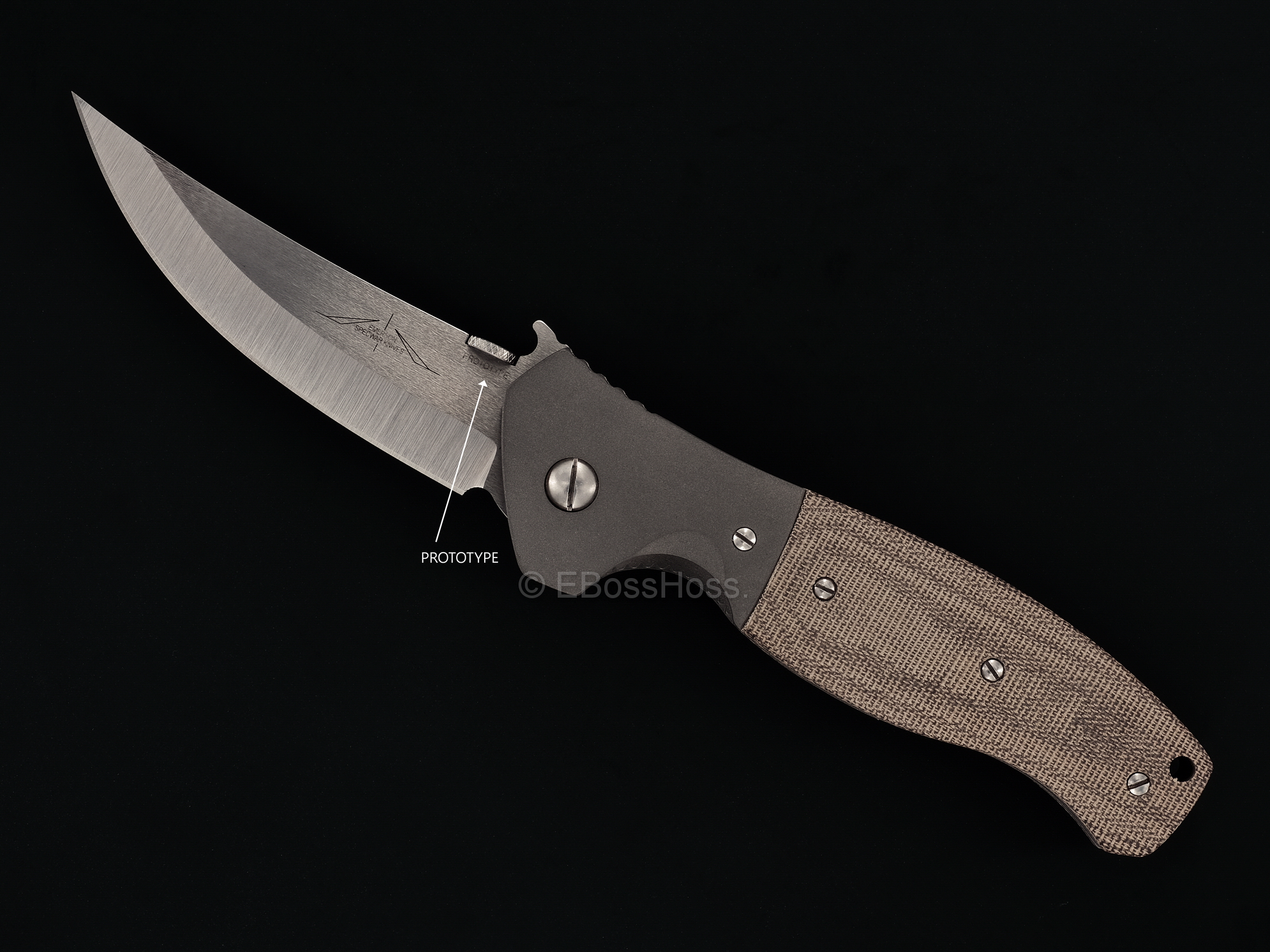 Ernie Emerson Custom Bolstered Hattin Waved Folder