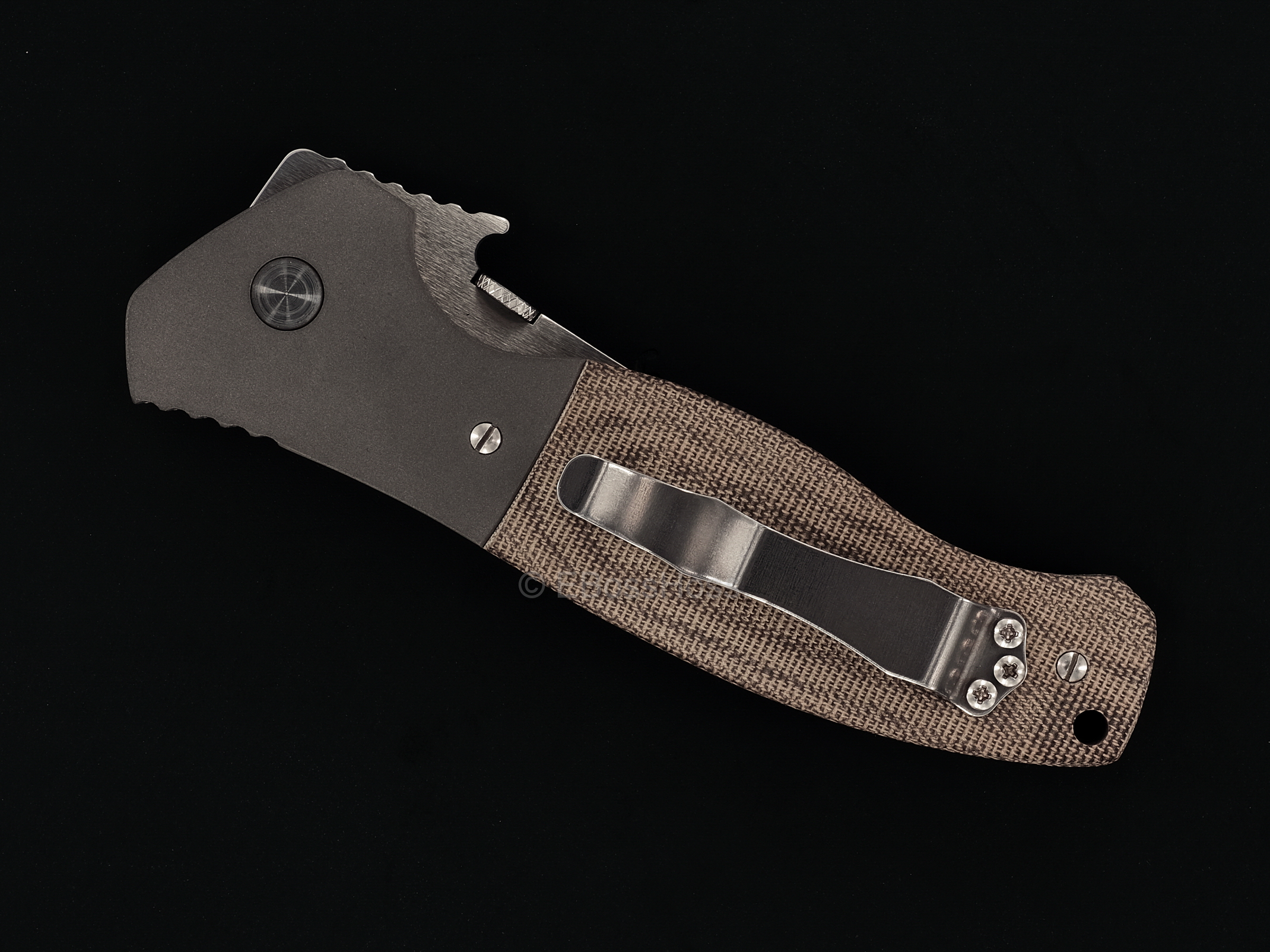 Ernie Emerson Custom Bolstered Hattin Waved Folder