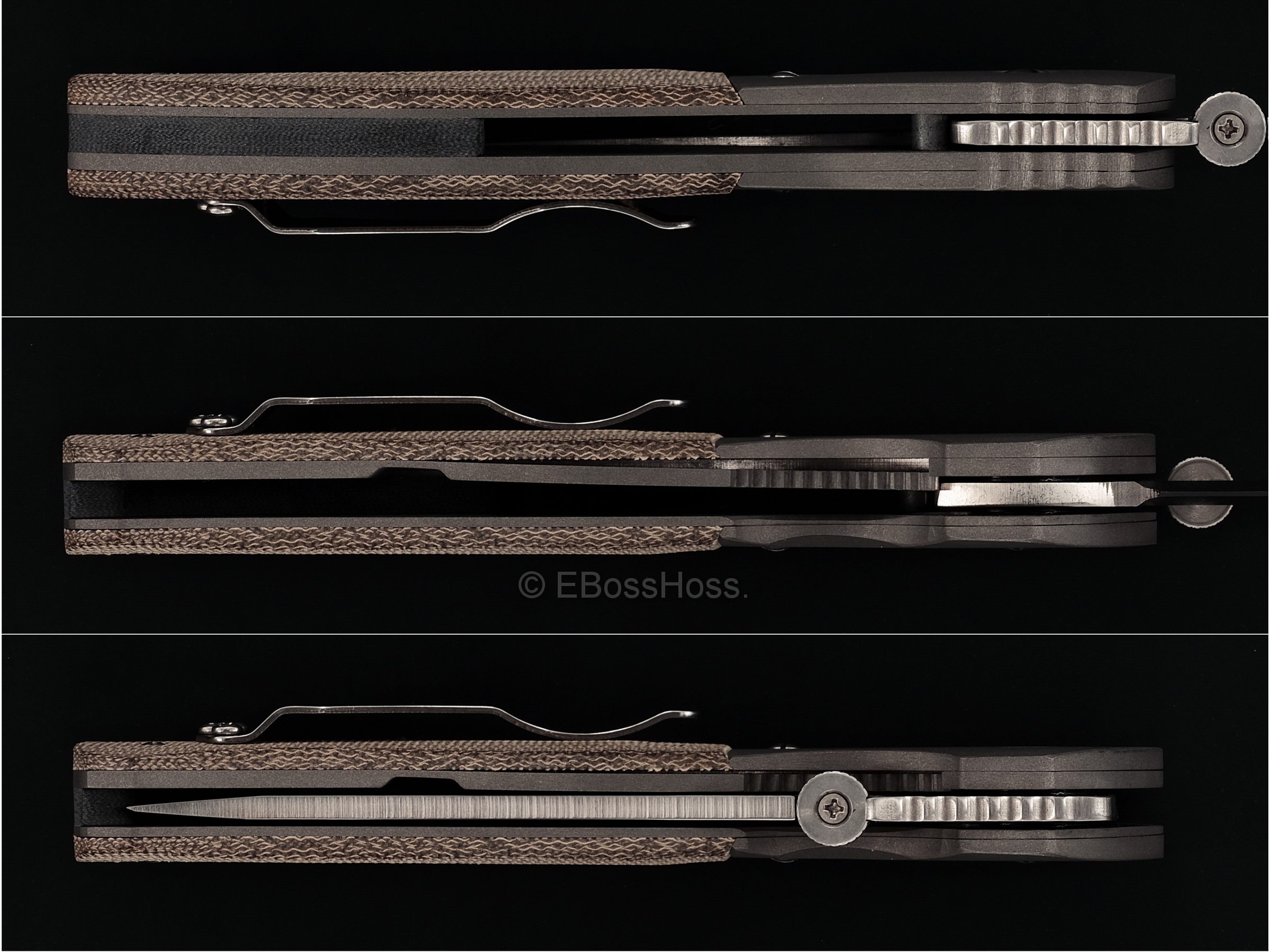 Ernie Emerson Custom Bolstered Hattin Waved Folder