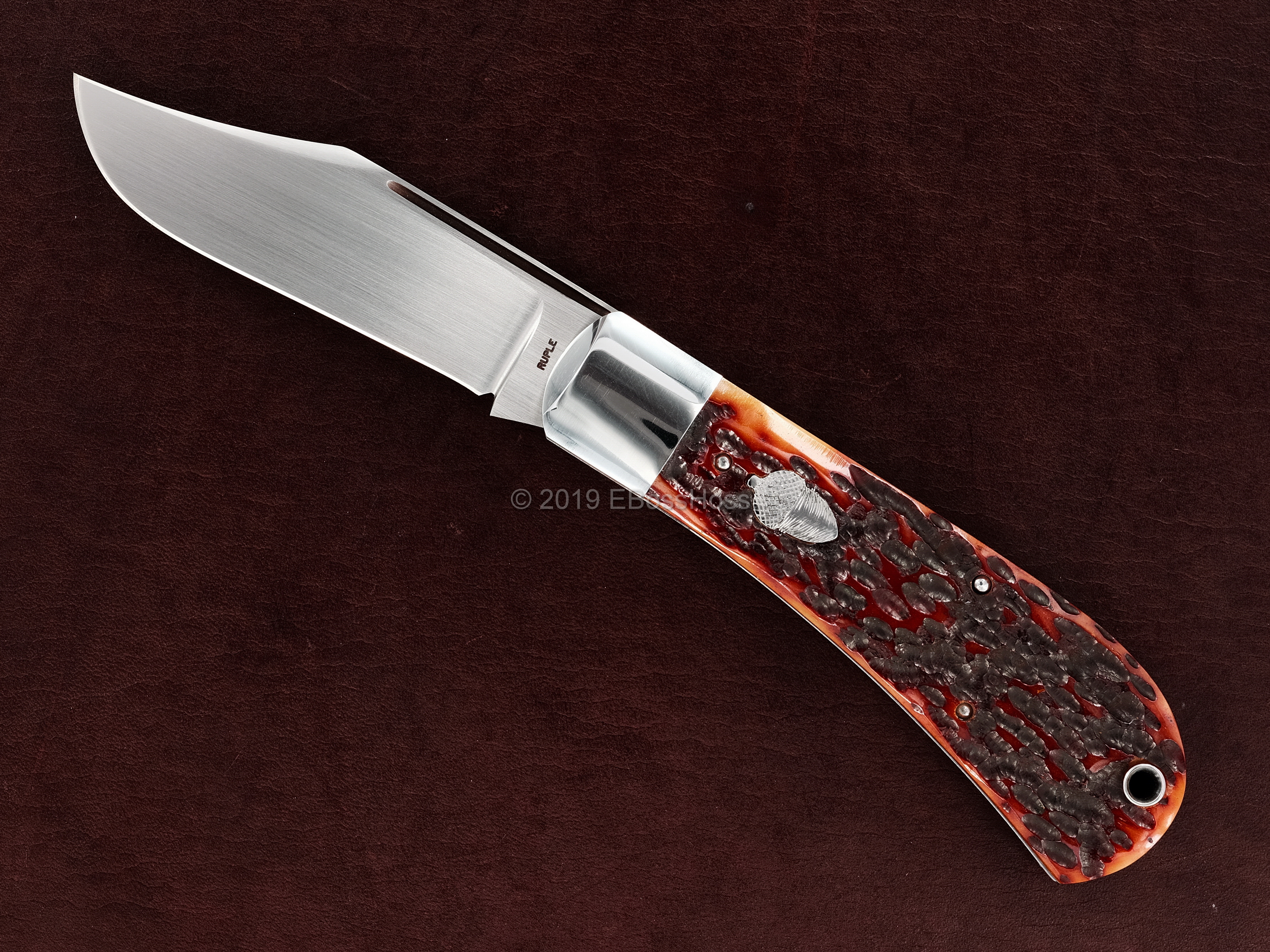 Bill Ruple Custom Jigged-Bone Lannys Clip