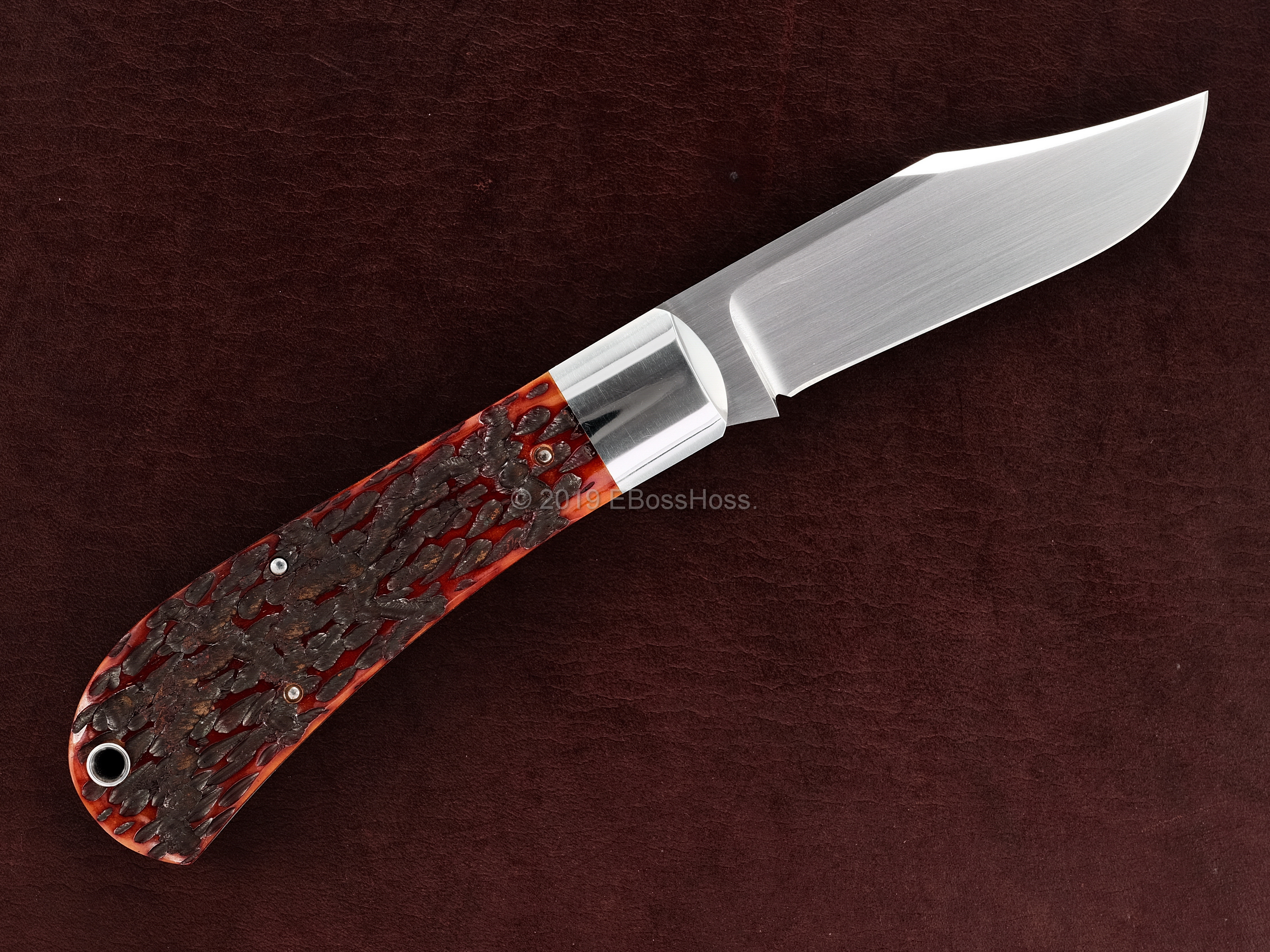 Bill Ruple Custom Jigged-Bone Lannys Clip