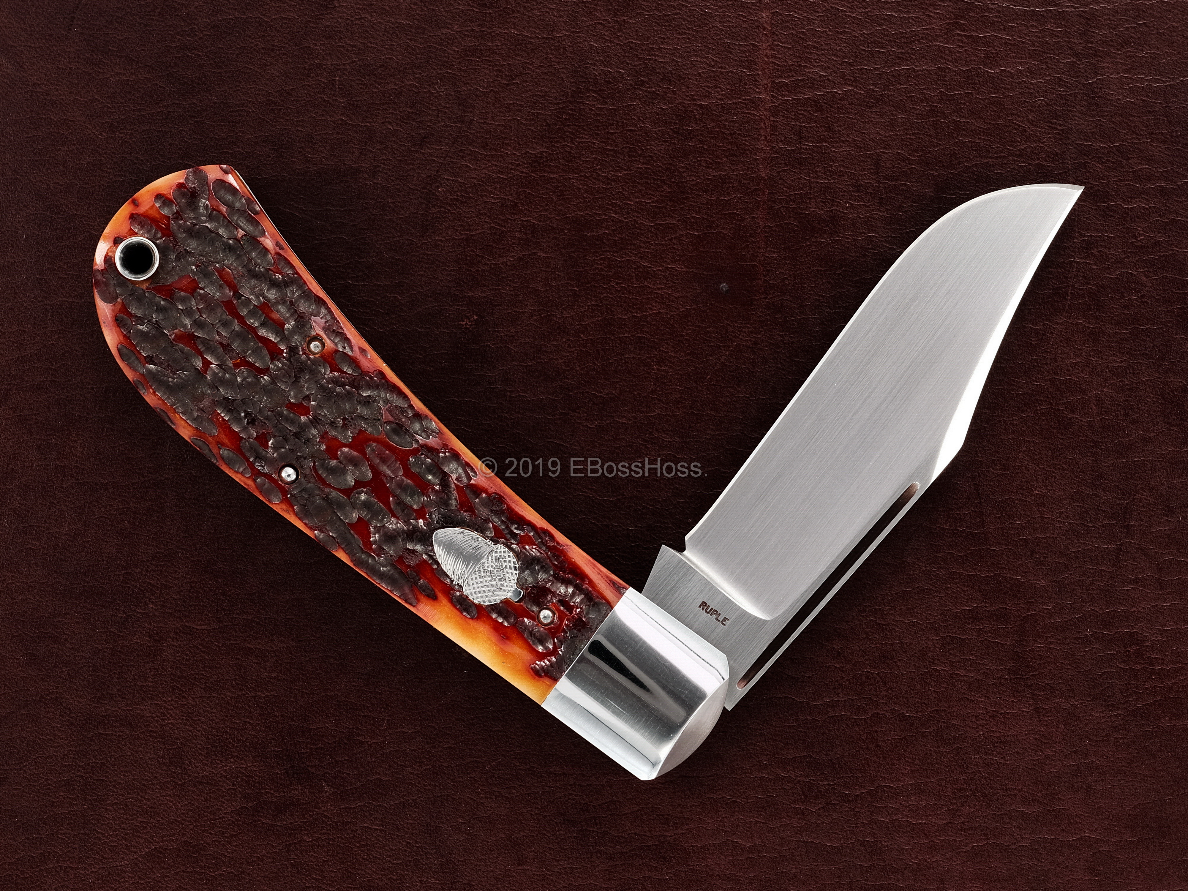 Bill Ruple Custom Jigged-Bone Lannys Clip