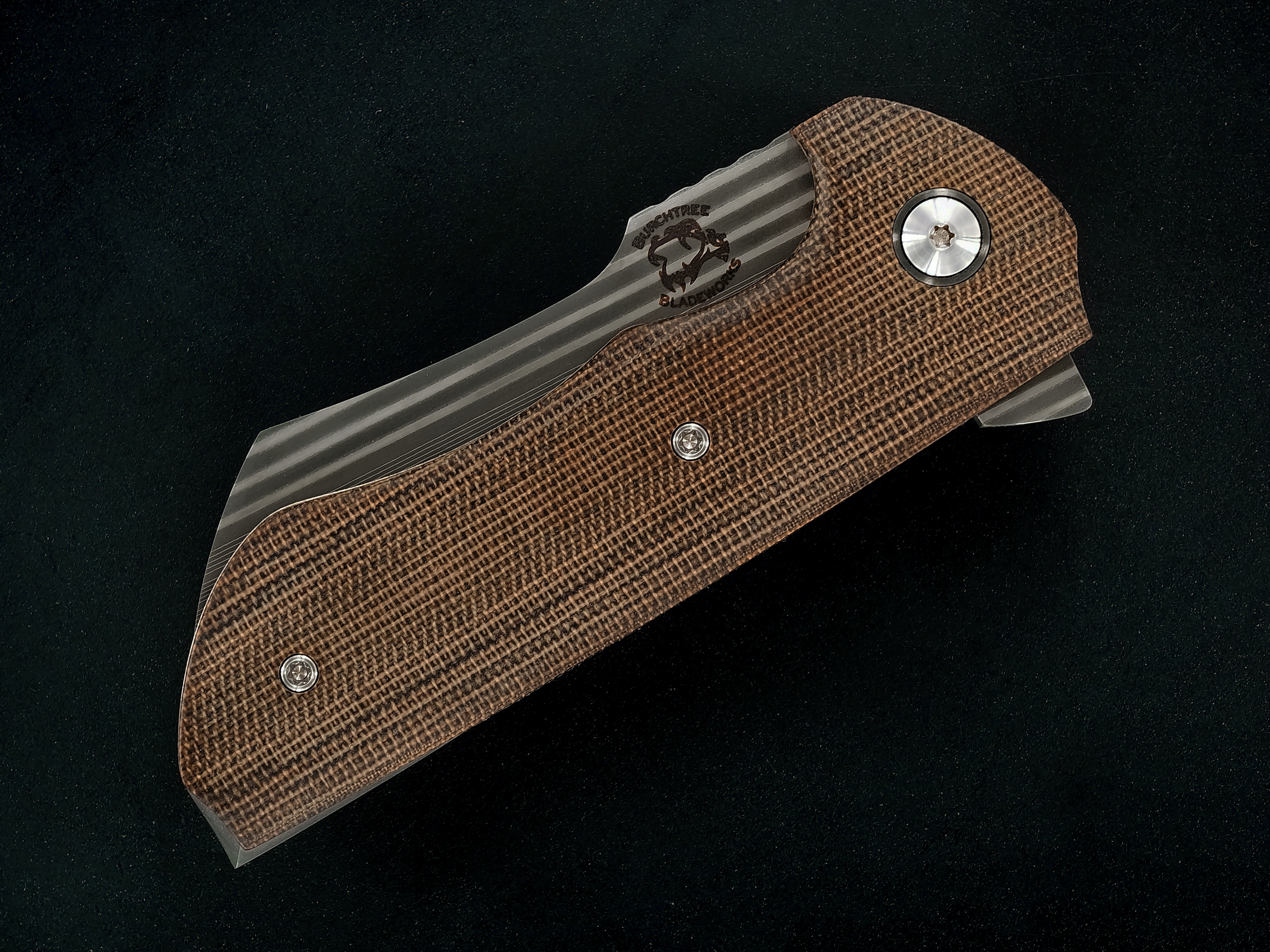 Michael Burch (Burchtree Bladeworks) Custom Slim Dao Flipper