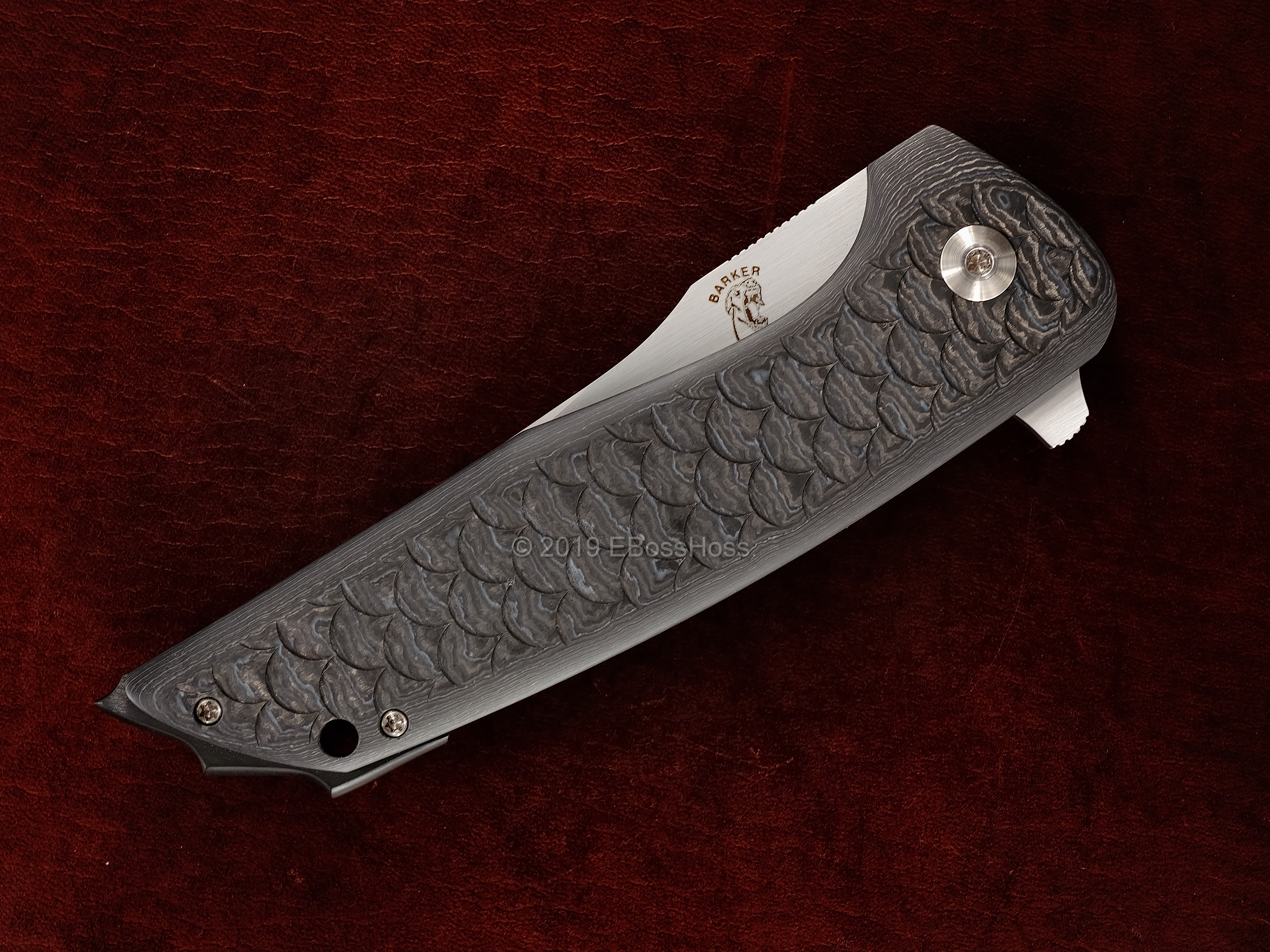 John Barker Custom Dragon Scale Large Hokkaido Flipper
