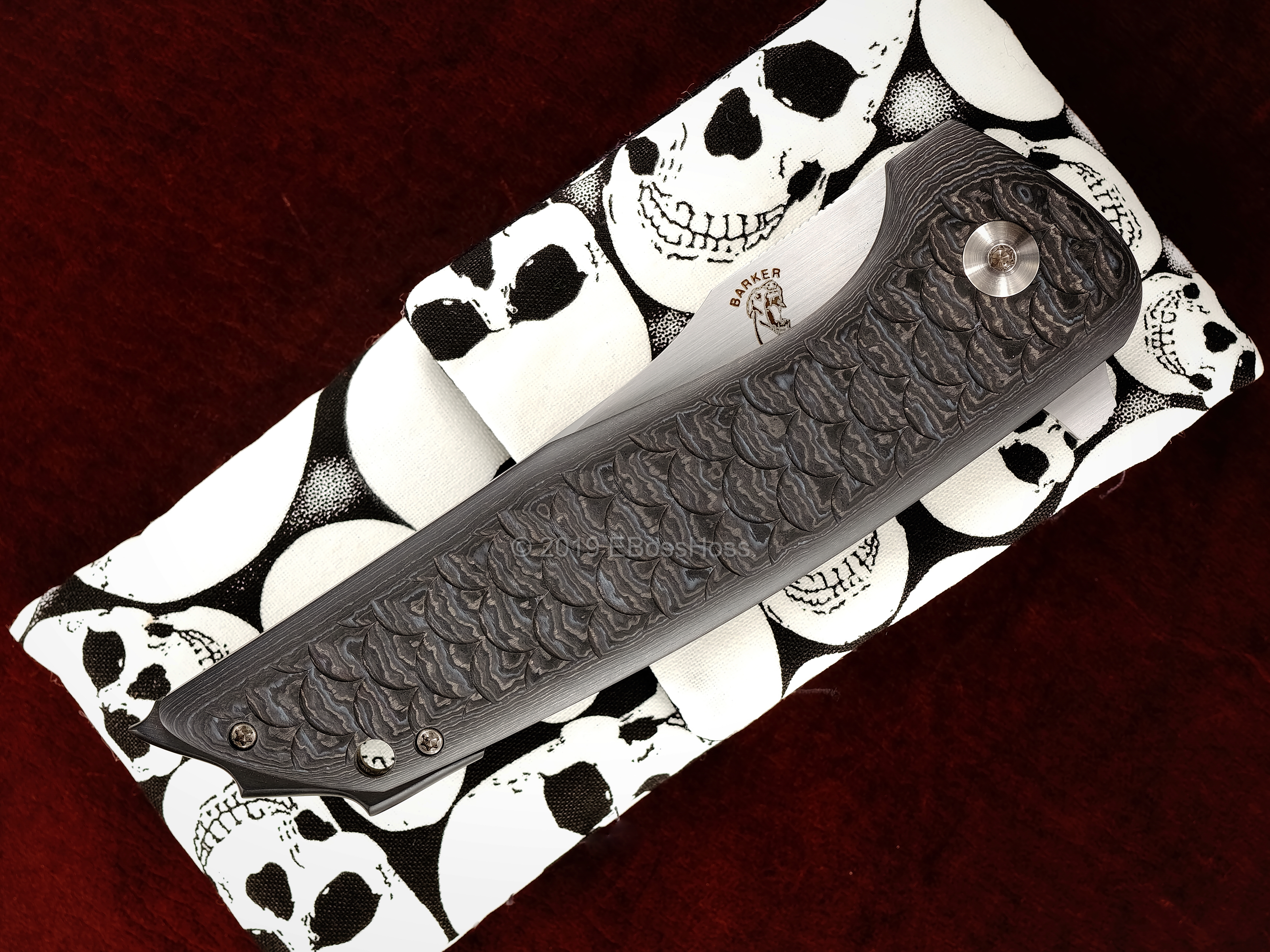 John Barker Custom Dragonskin Large Hokkaido Flipper