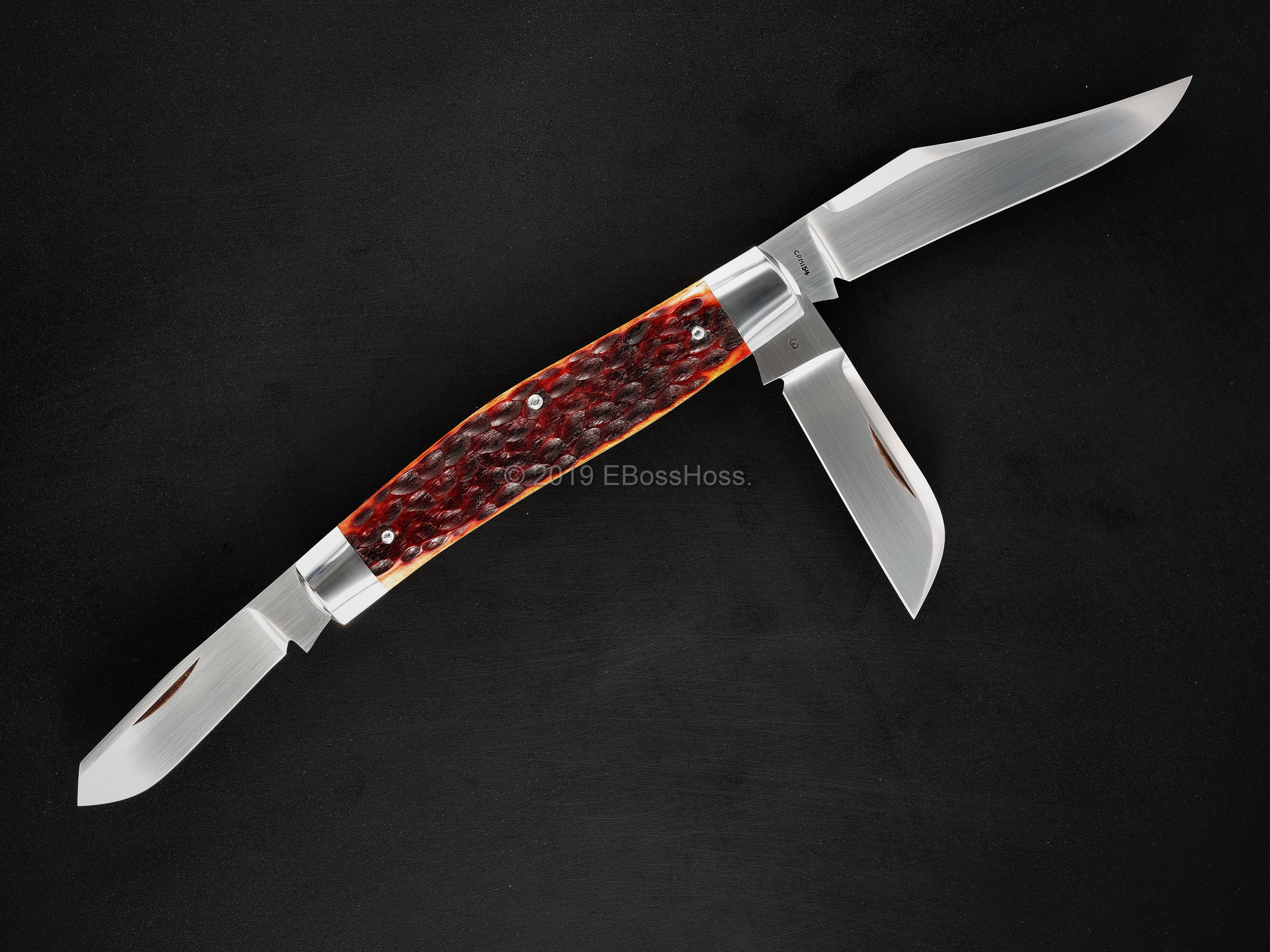 Tony Bose Custom Jigged-Bone Large Premium Stockman