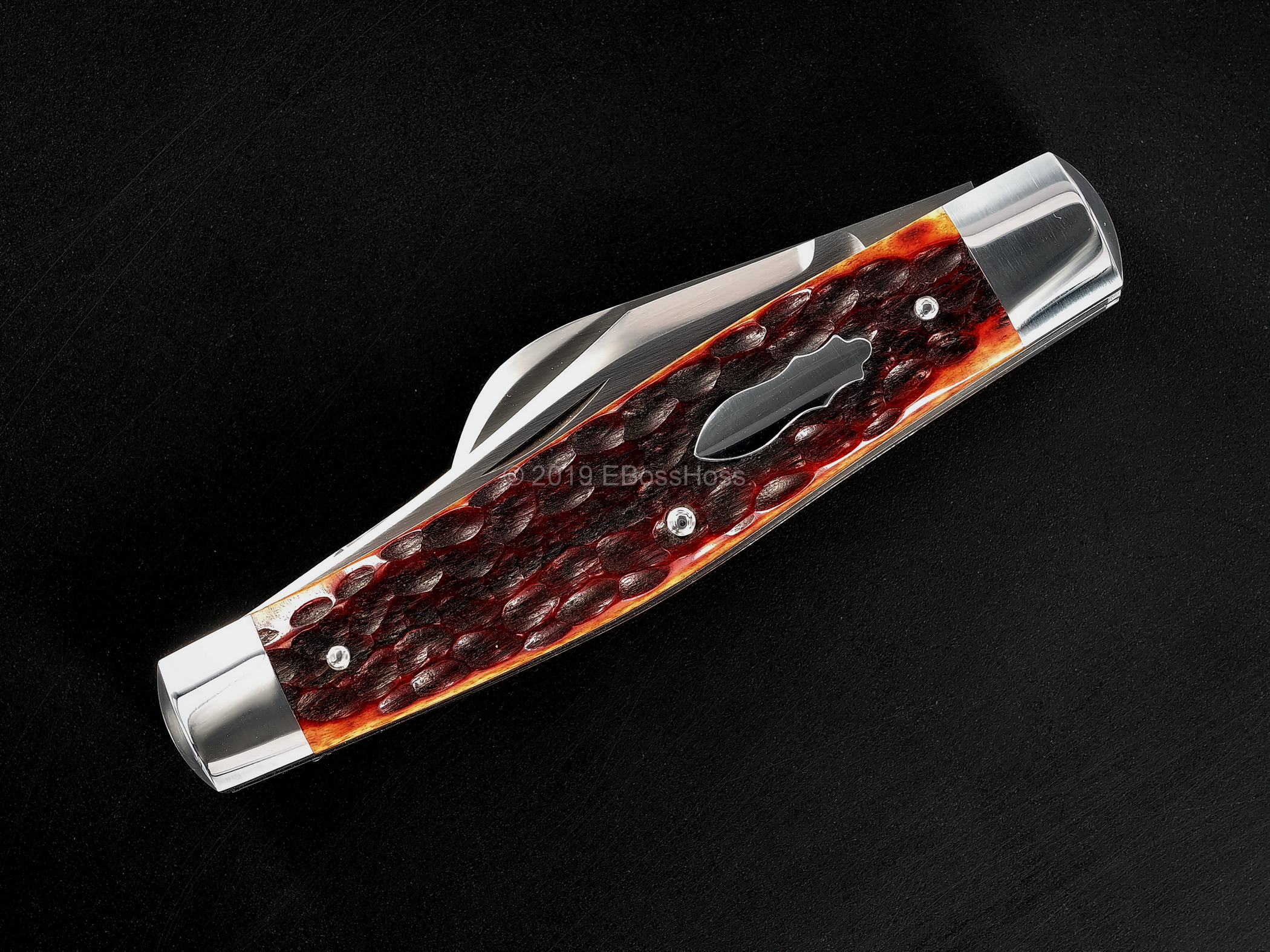 Tony Bose Custom Jigged-Bone Large Premium Stockman