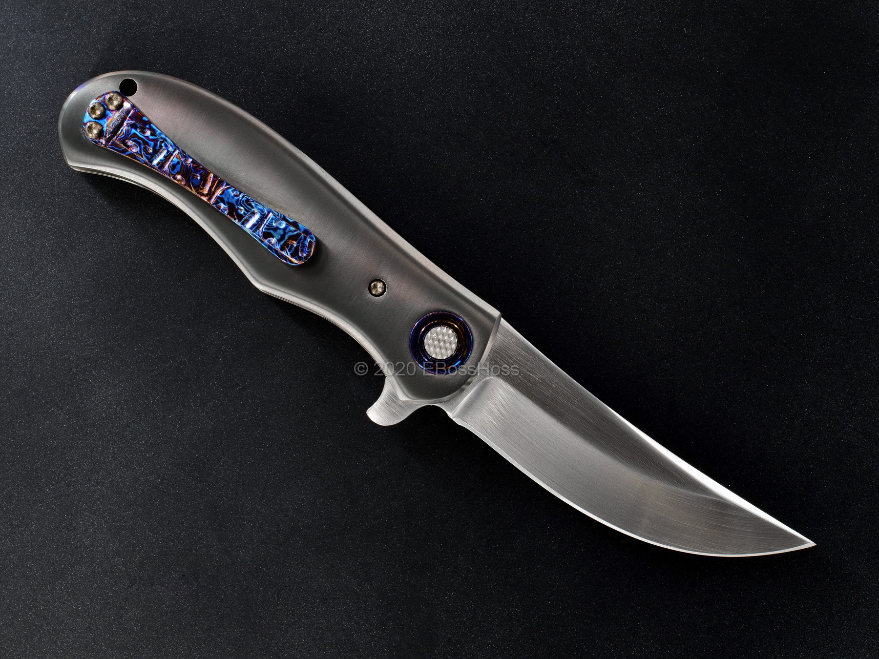DB Fraley Custom Very Deluxe Shamal Linerlock Flipper