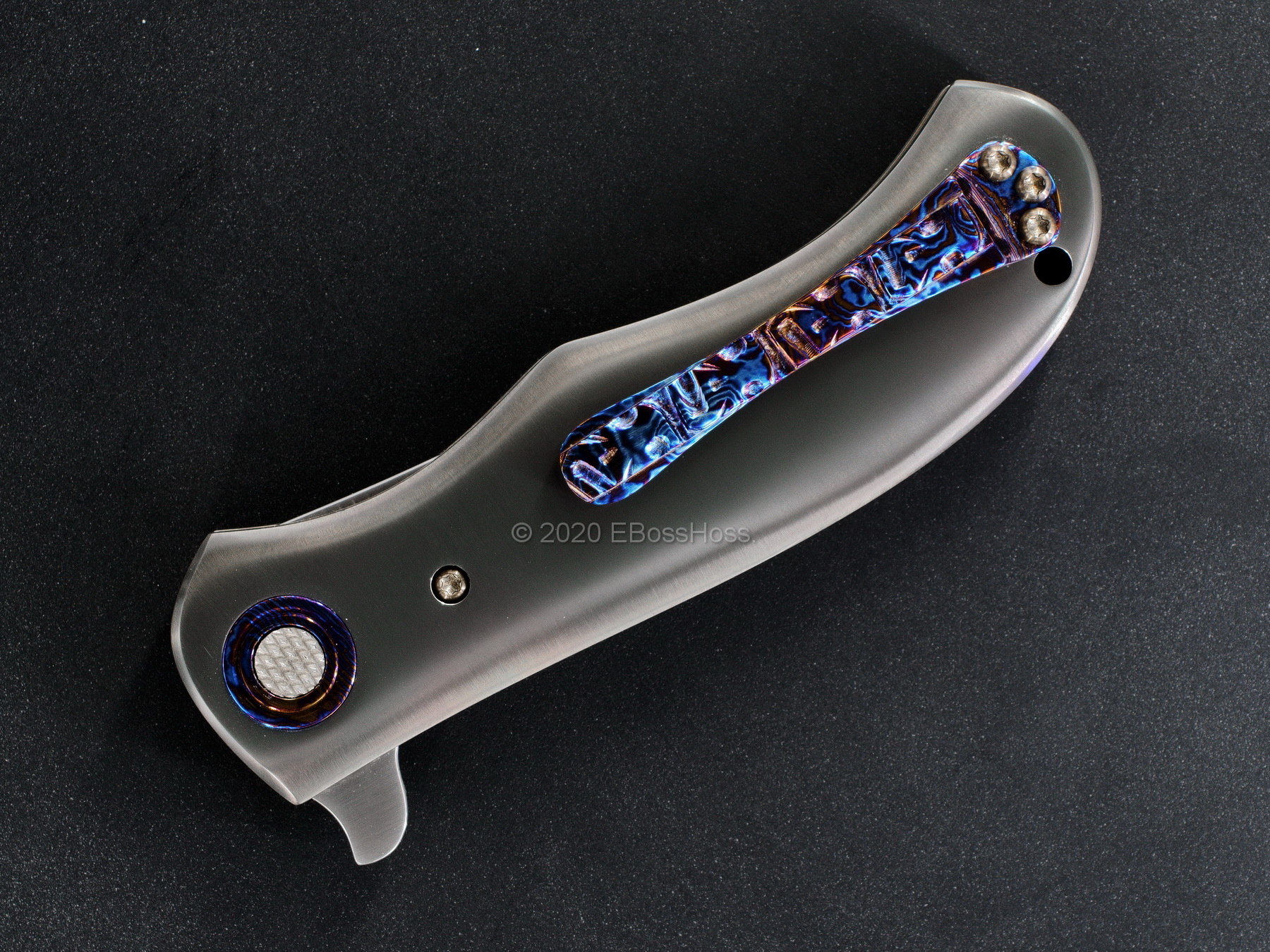 DB Fraley Custom Very Deluxe Shamal Linerlock Flipper