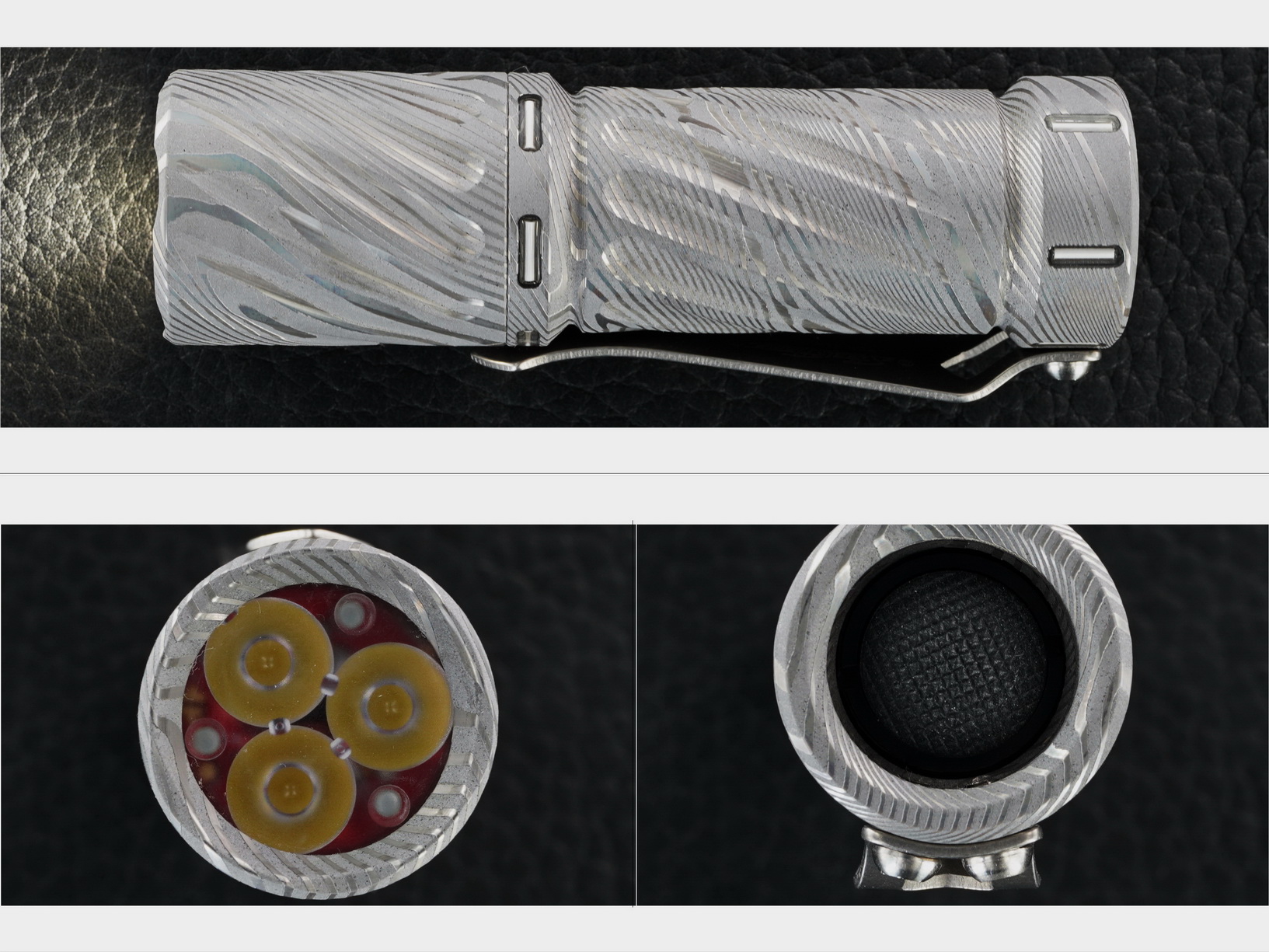 Hanko Custom Damascus Trident with 12 Trits