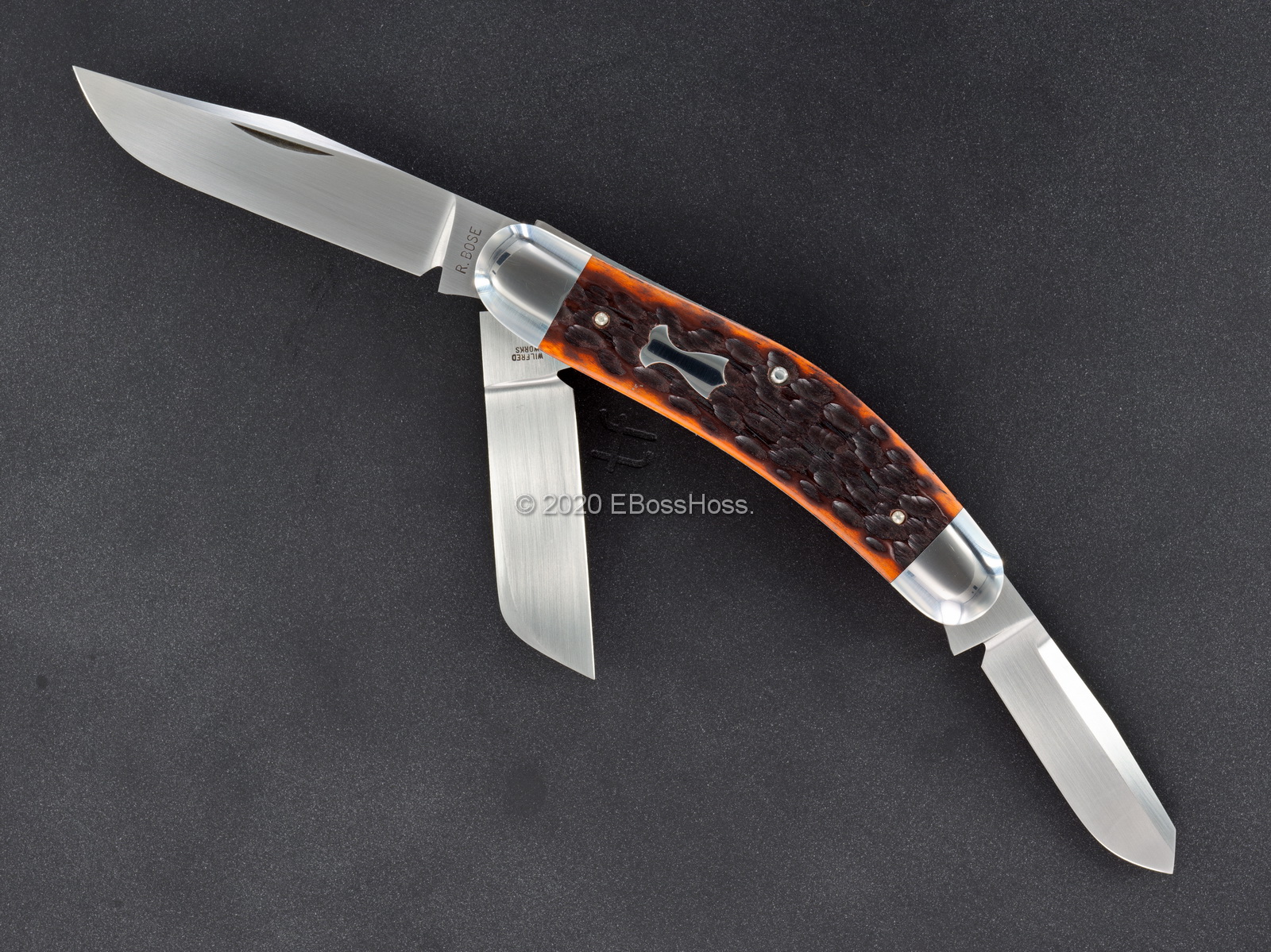 Reese Bose Custom Sowbelly Whittler Slipjoint