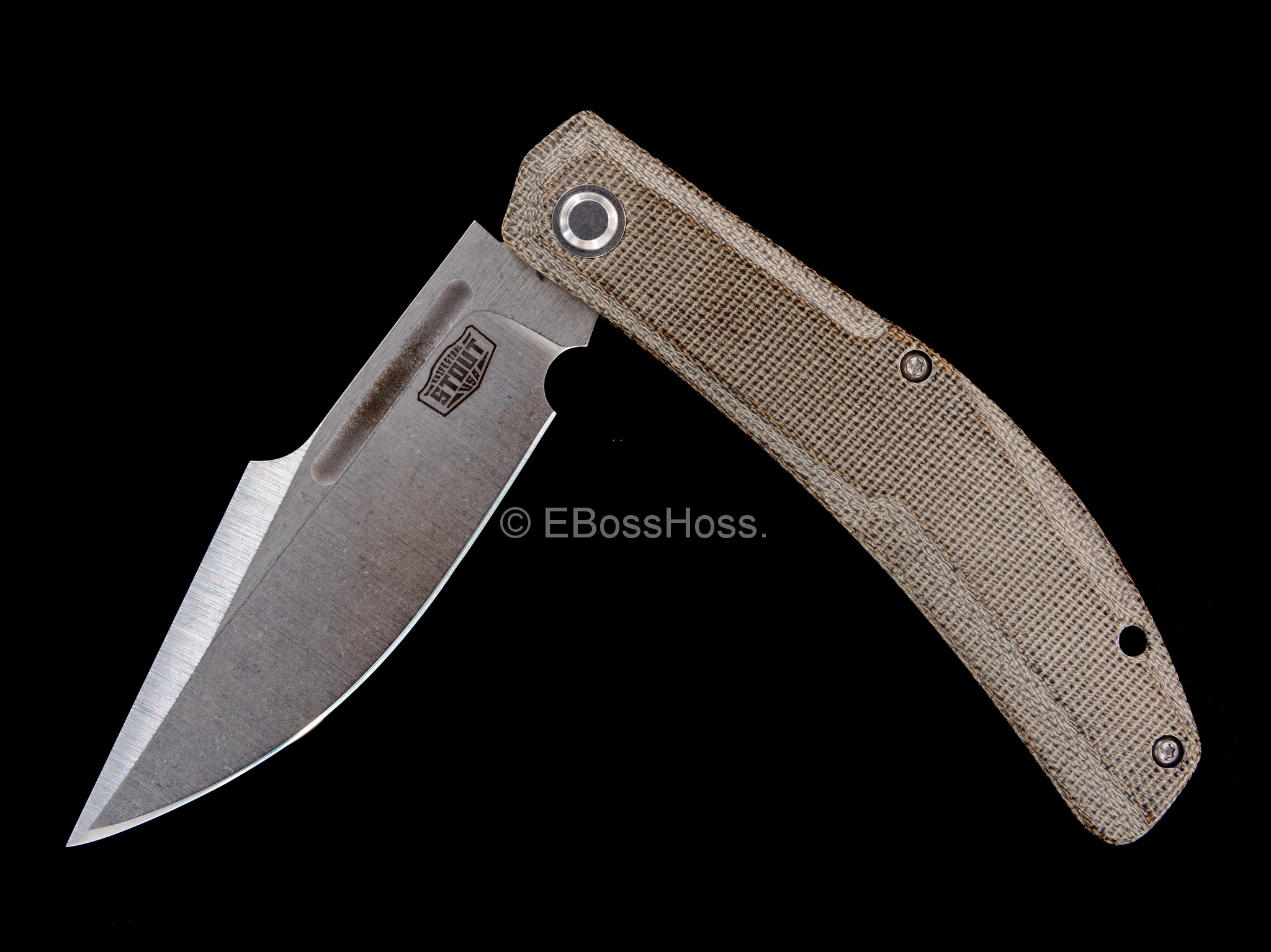 JB Stout Custom Poonbuster Slip Joint Folder