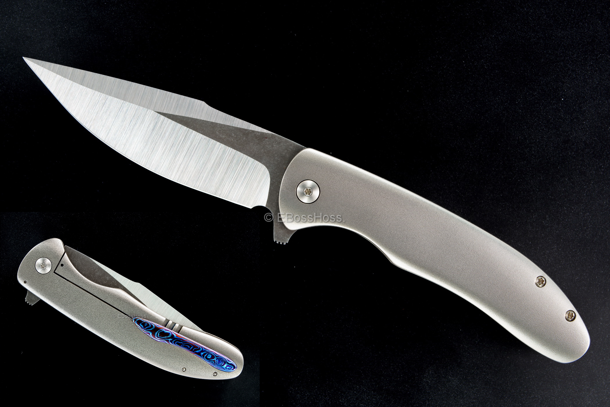 JIKnives Custom Jolt Framelock Flipper - by Jonas Iglesias