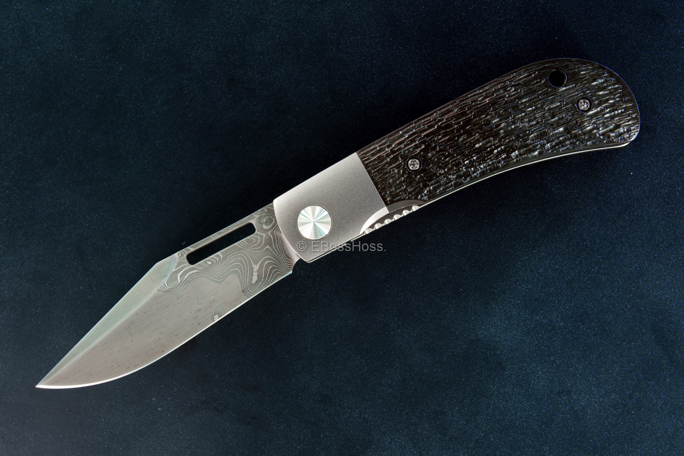 Jim Burke Custom Deluxe Rebel Framelock Folder