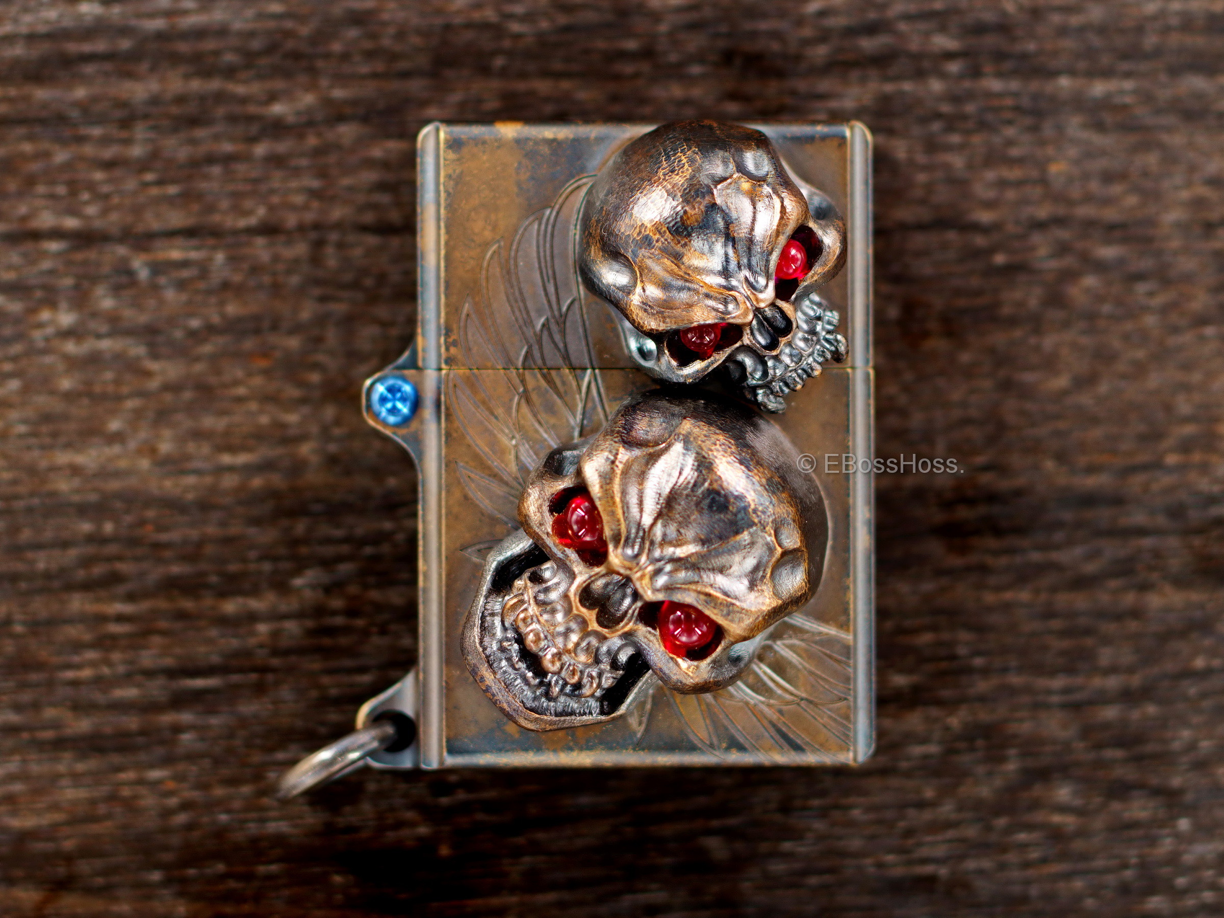 Derrick Obatke ''ONE'' Vigilant Skulled XL Sledge Lighter -- by Steel Flame