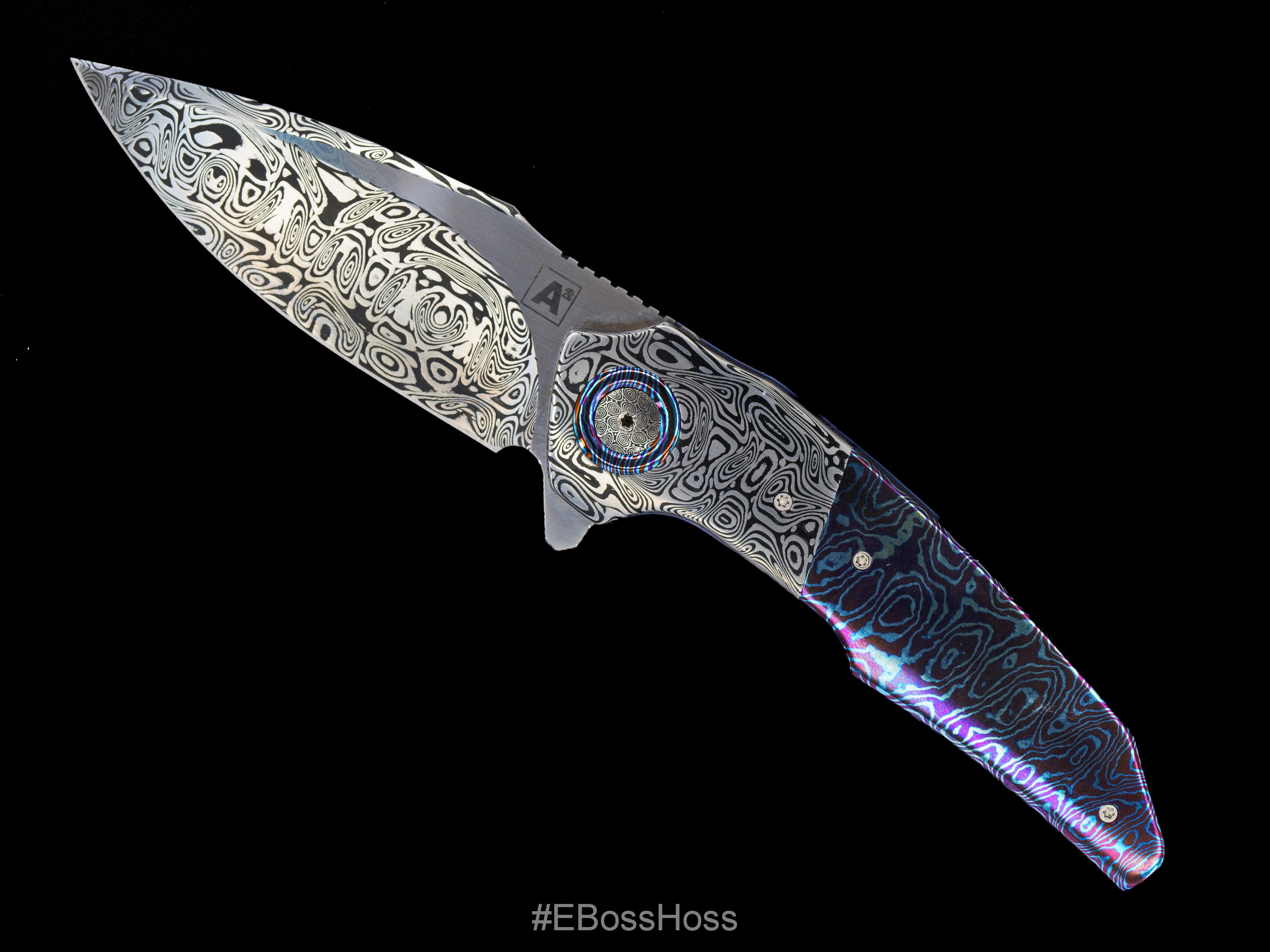 A2 Knives Custom A6 Midi Premium Liner Lock Flipper