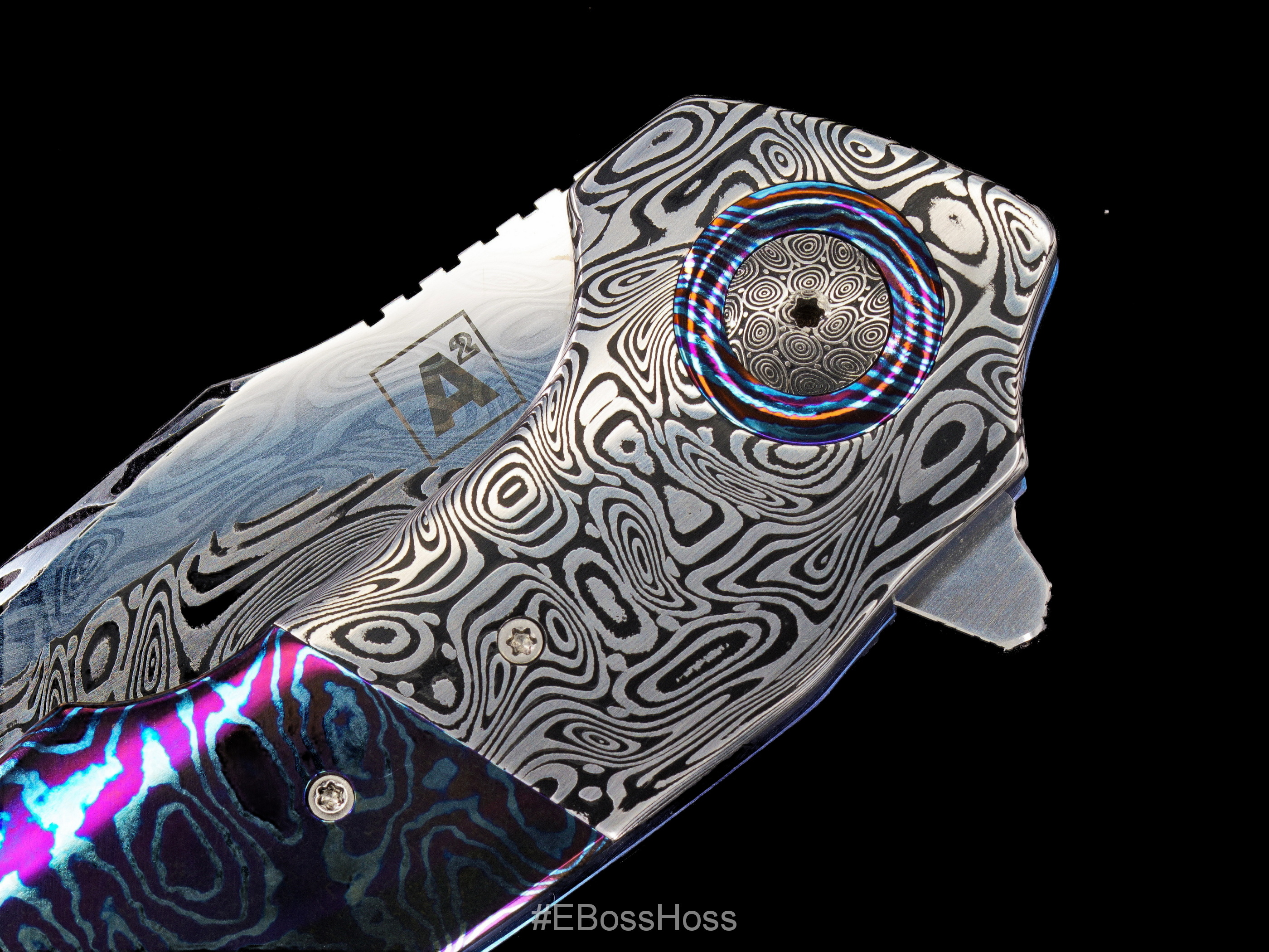 A2 Knives Custom A6 Midi Premium Liner Lock Flipper