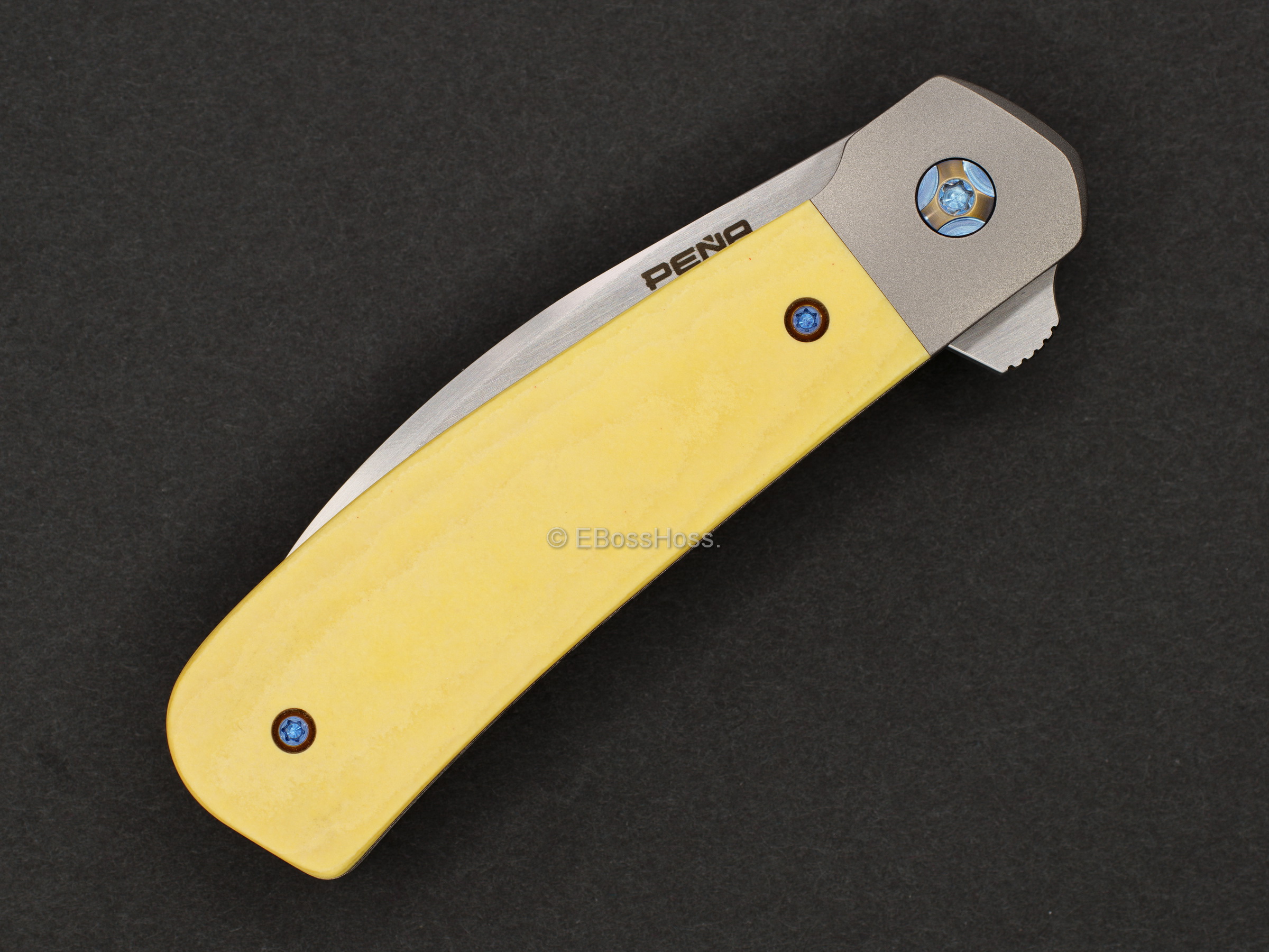 Enrique Peña Custom Integral Bolsterlock Swayback Flipper