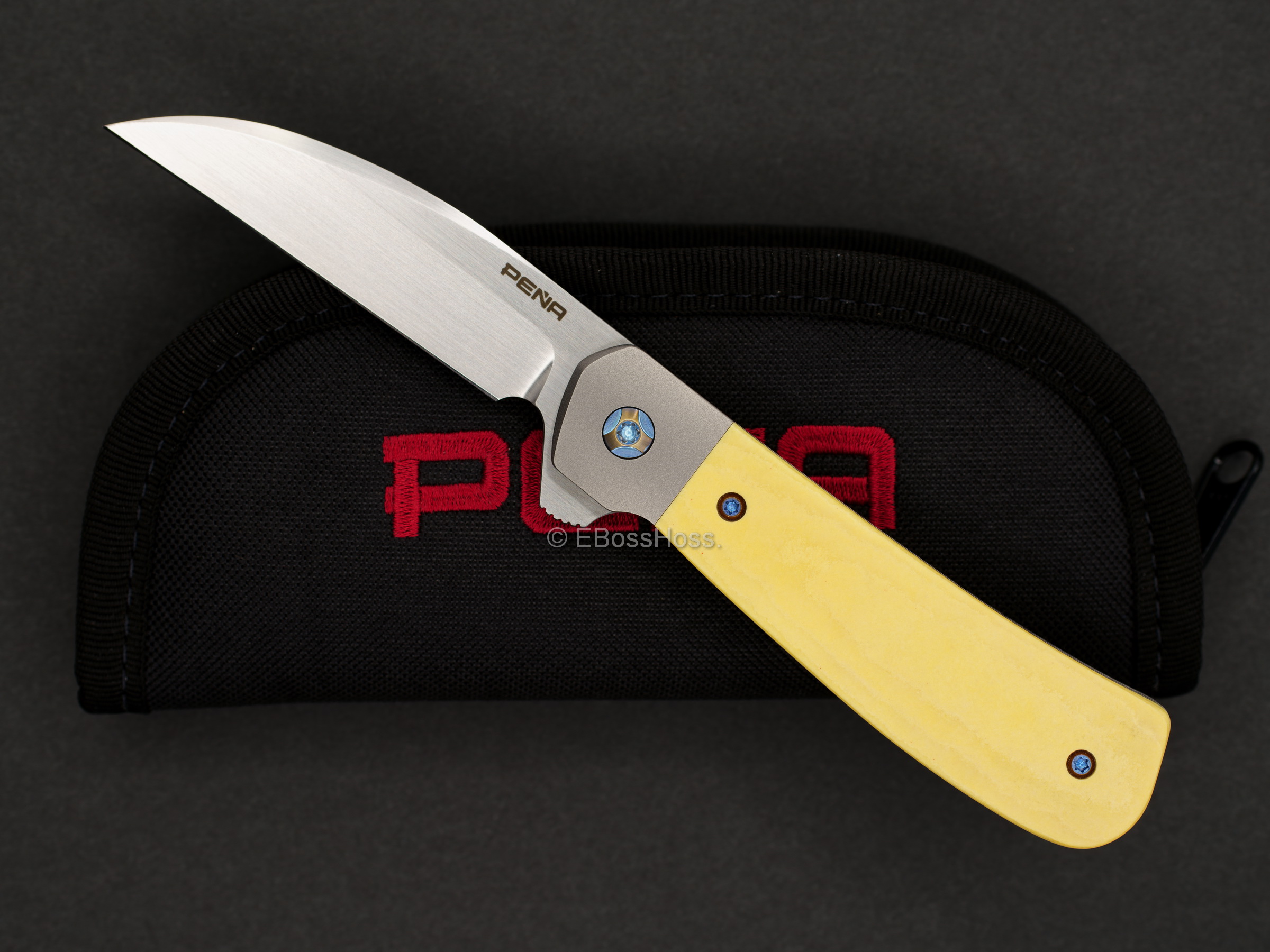 Enrique Peña Custom Integral Bolsterlock Swayback Flipper